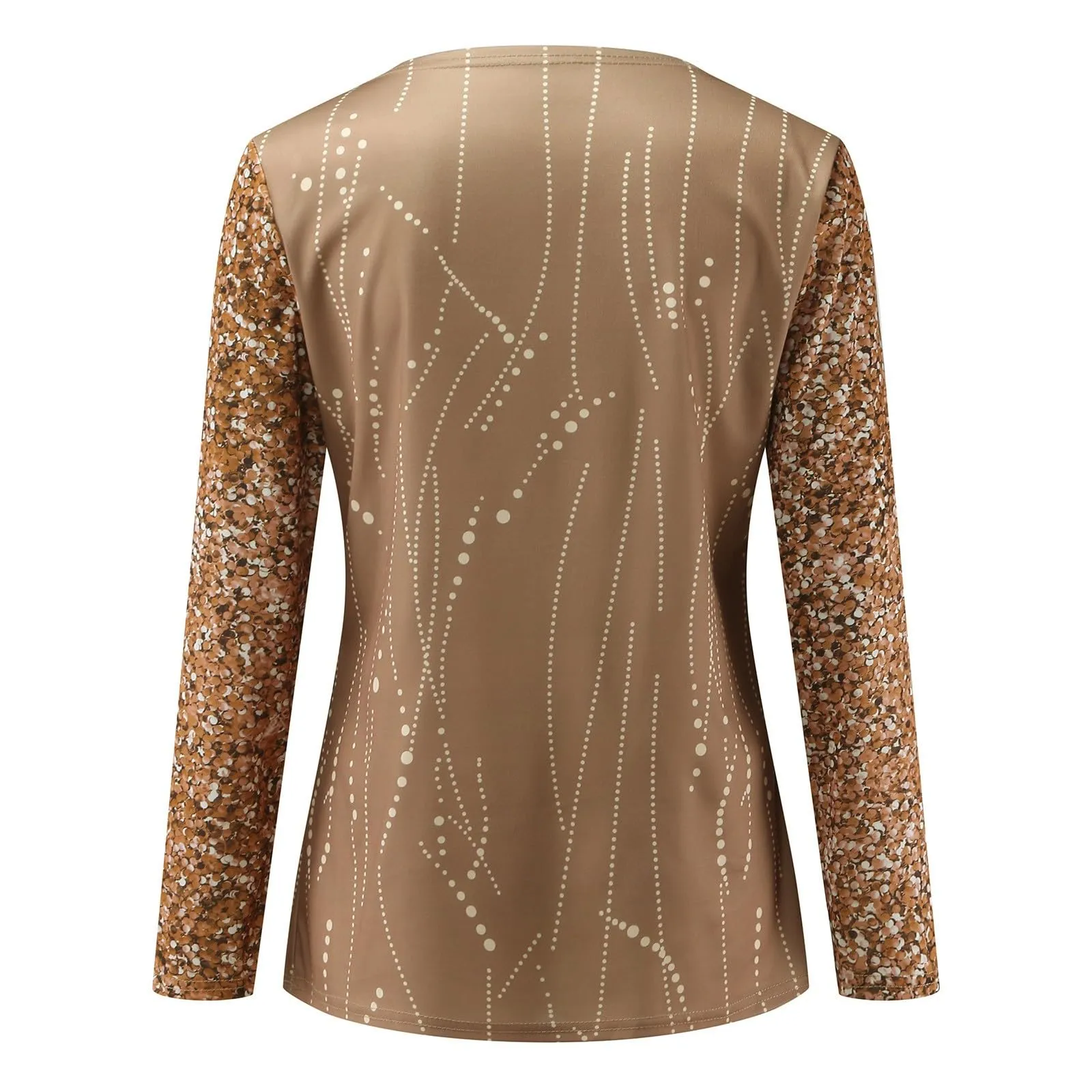 Uwdiohq Camicia Bianca Donna Cotone Oro 3XL - immagine 4