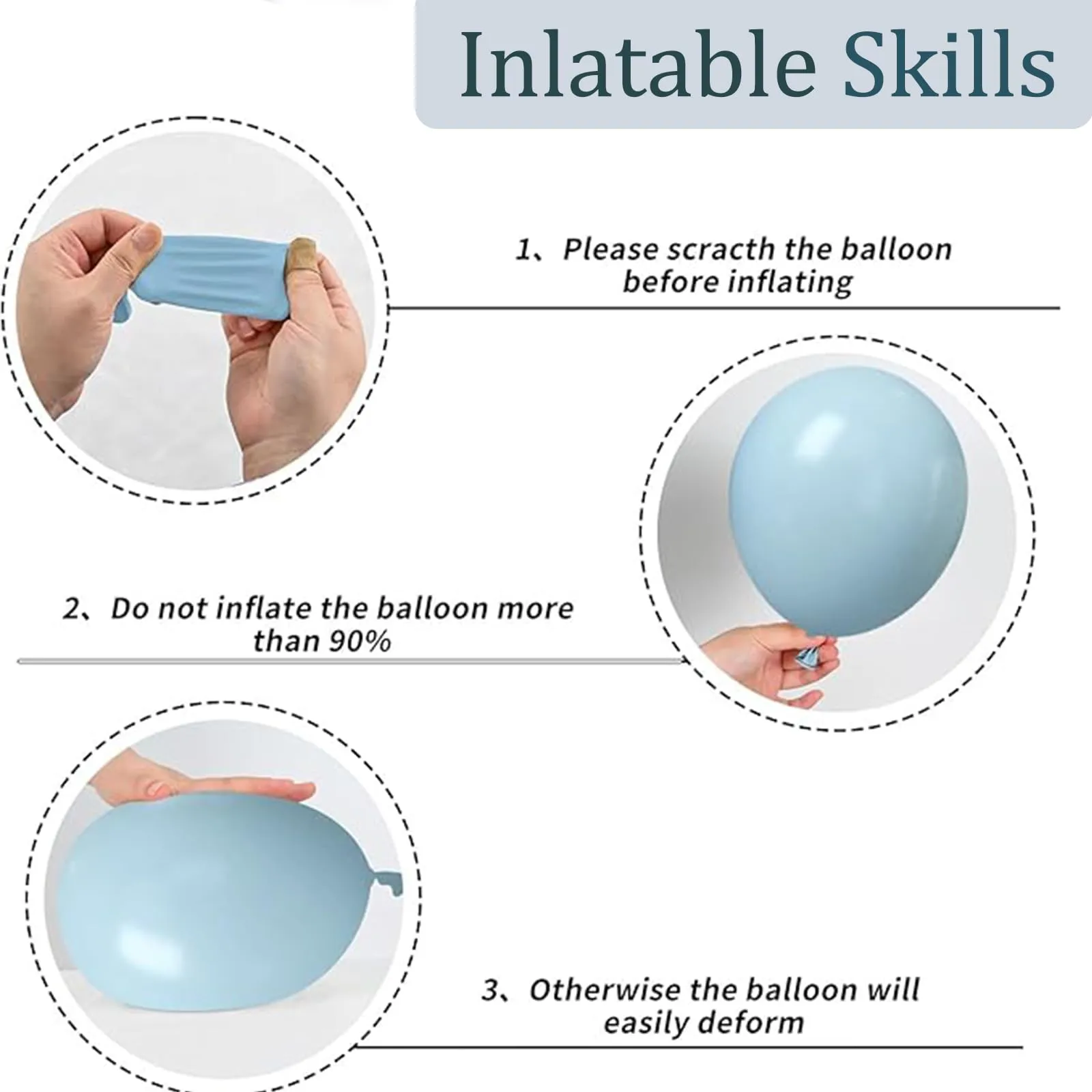 Frigg Kit Arco di Palloncini Blu e Argento, 133 Pezzi per Compleanno, Baby Shower e Matrimonio - immagine 9