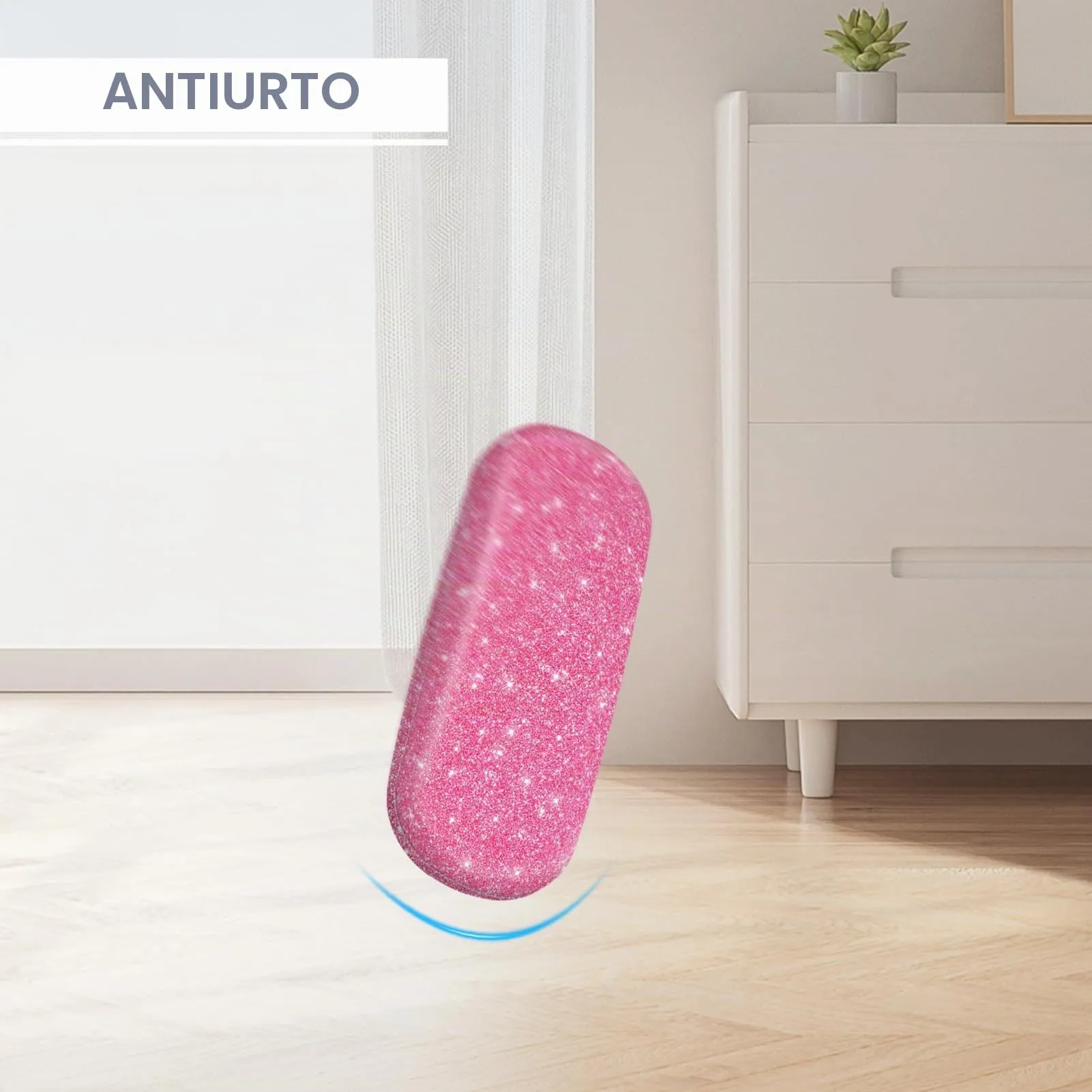FINTIE Custodia Rigida per Occhiali da Vista, Rosa Scintillante - immagine 6