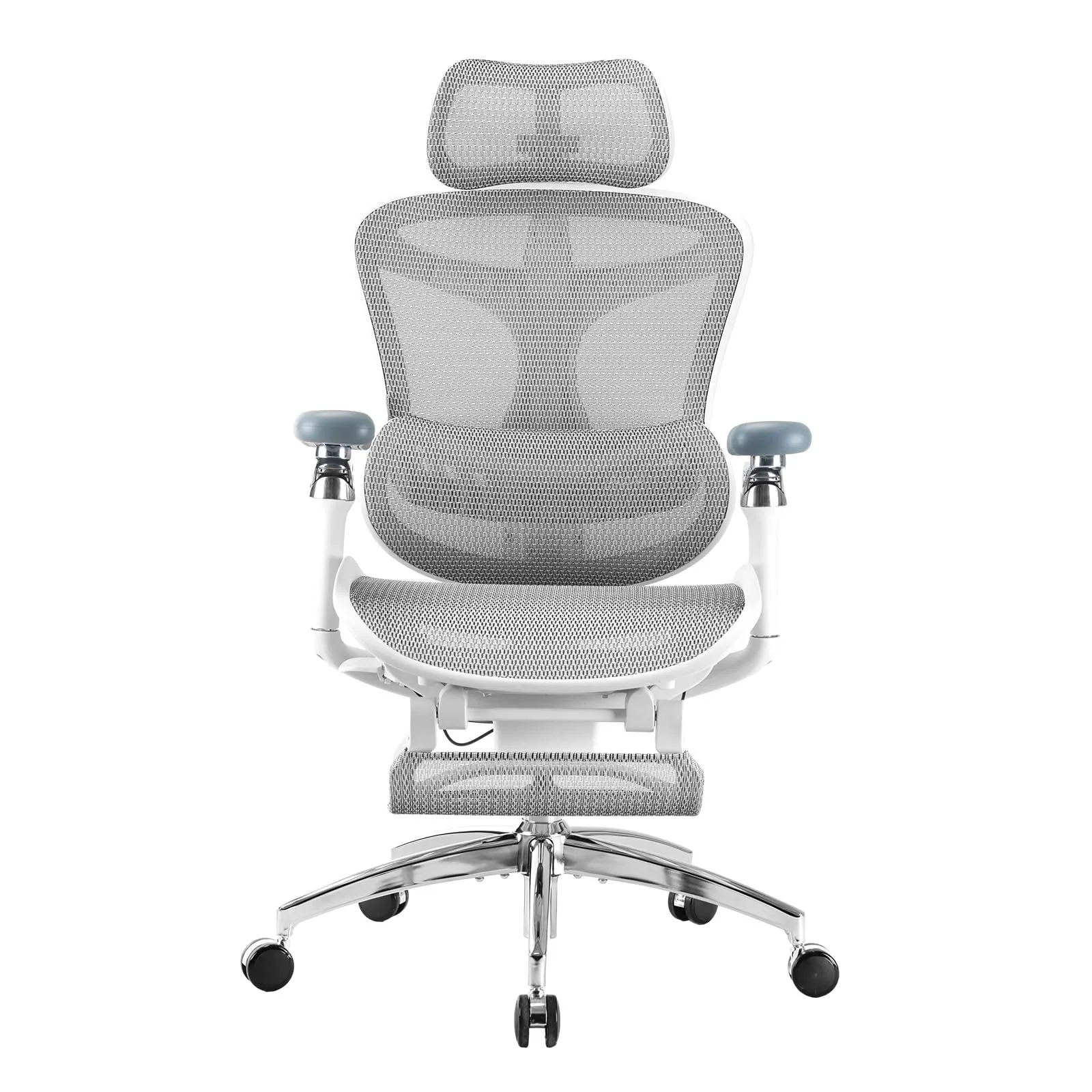 SIHOO Doro C300 Pro Sedia da ufficio ergonomica con braccioli 6D, supporto lombare dinamico, regolazione profondità seduta e poggiapiedi (Bianco) - immagine 1
