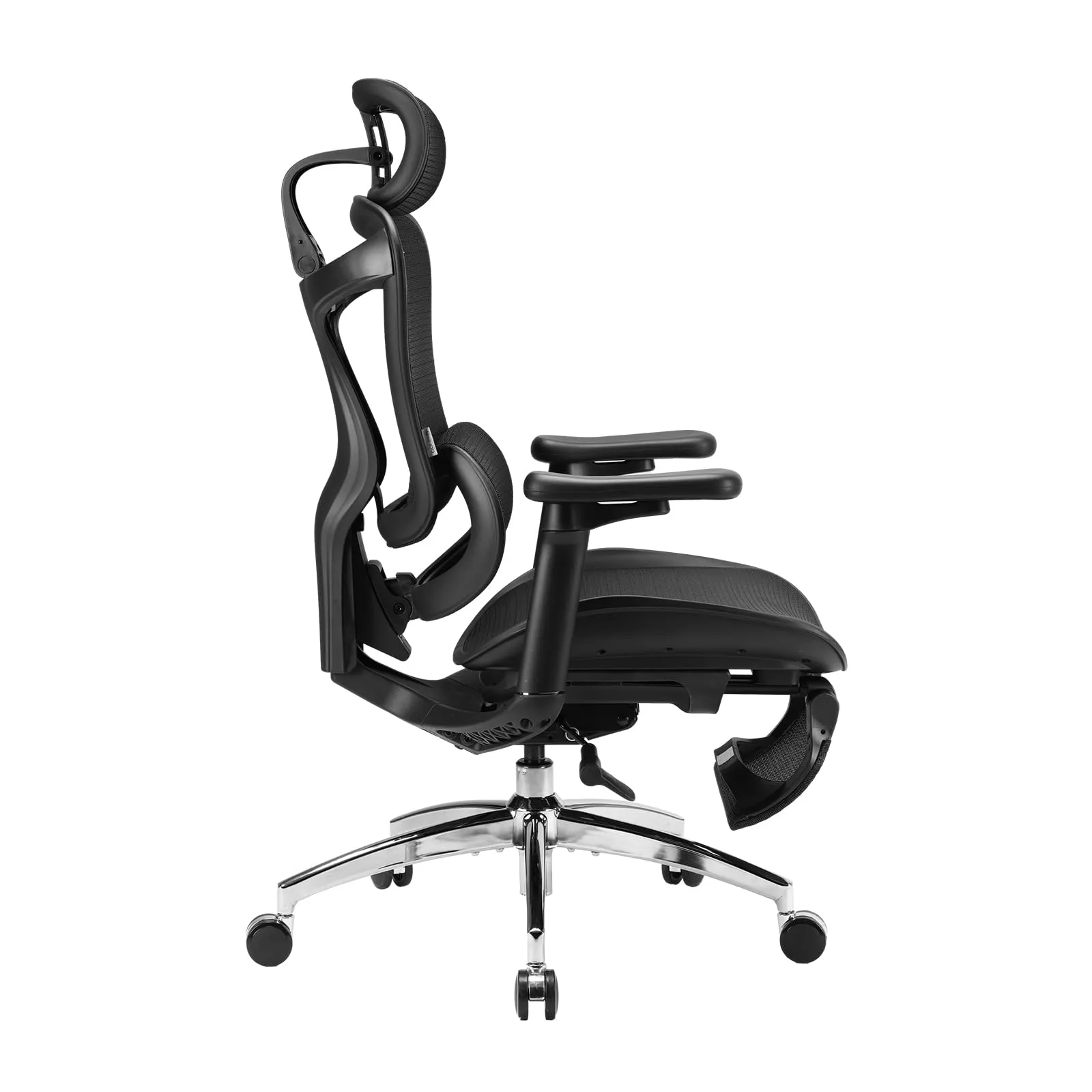 SIHOO Doro C300 Sedia da Ufficio Ergonomica con Supporto Lombare Dinamico, Braccioli 3D e Poggiapiedi, Nero (150kg) - immagine 1