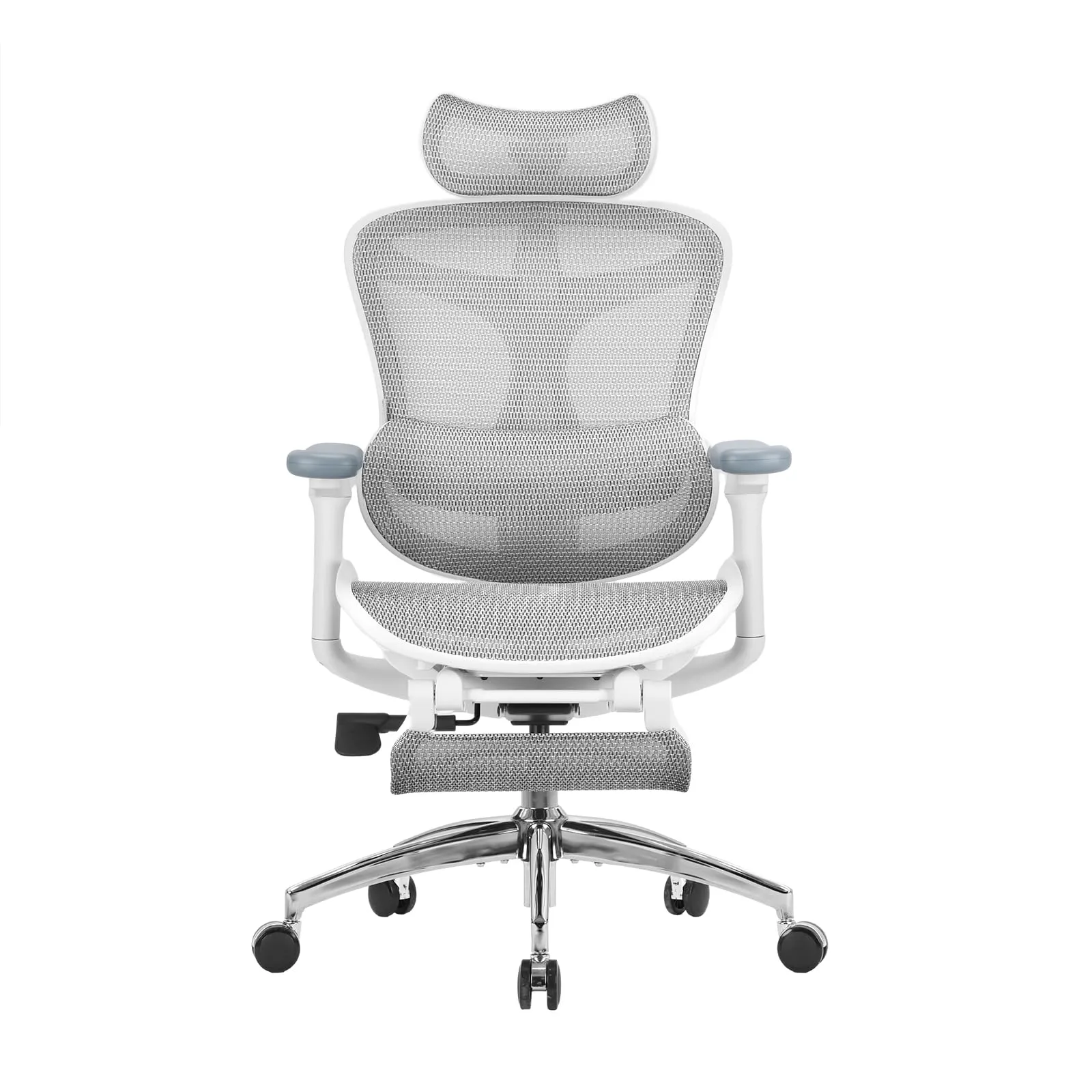 SIHOO DORO-C300L-A3-102-JT Sedia Ufficio Ergonomica Reclinabile con Poggiapiedi, Braccioli 4D e Supporto Lombare, Bianco - immagine 1