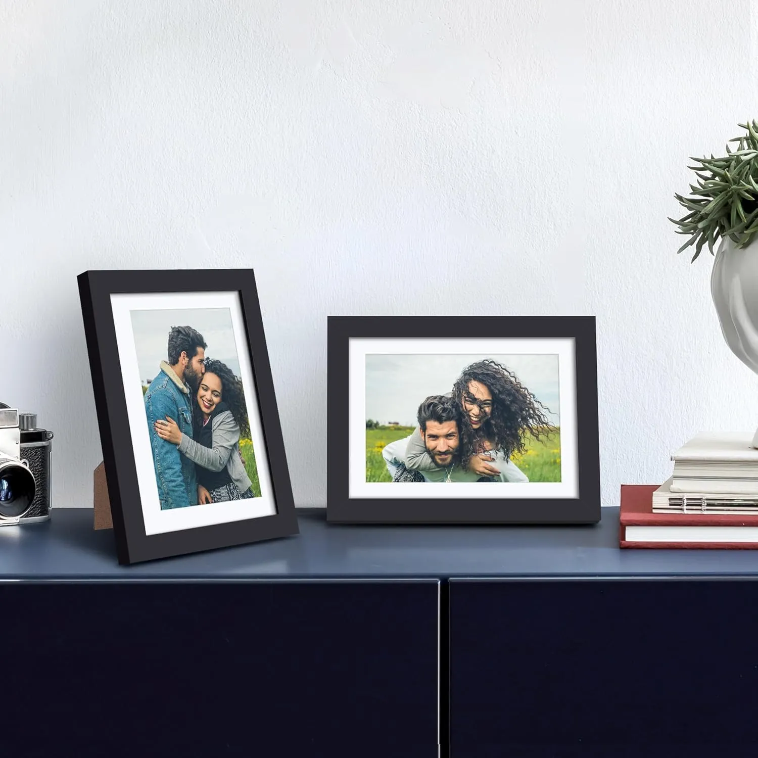 upsimples Cornici Portafoto, Set da 3, 12,7 x 17,78 cm, Nero - immagine 5