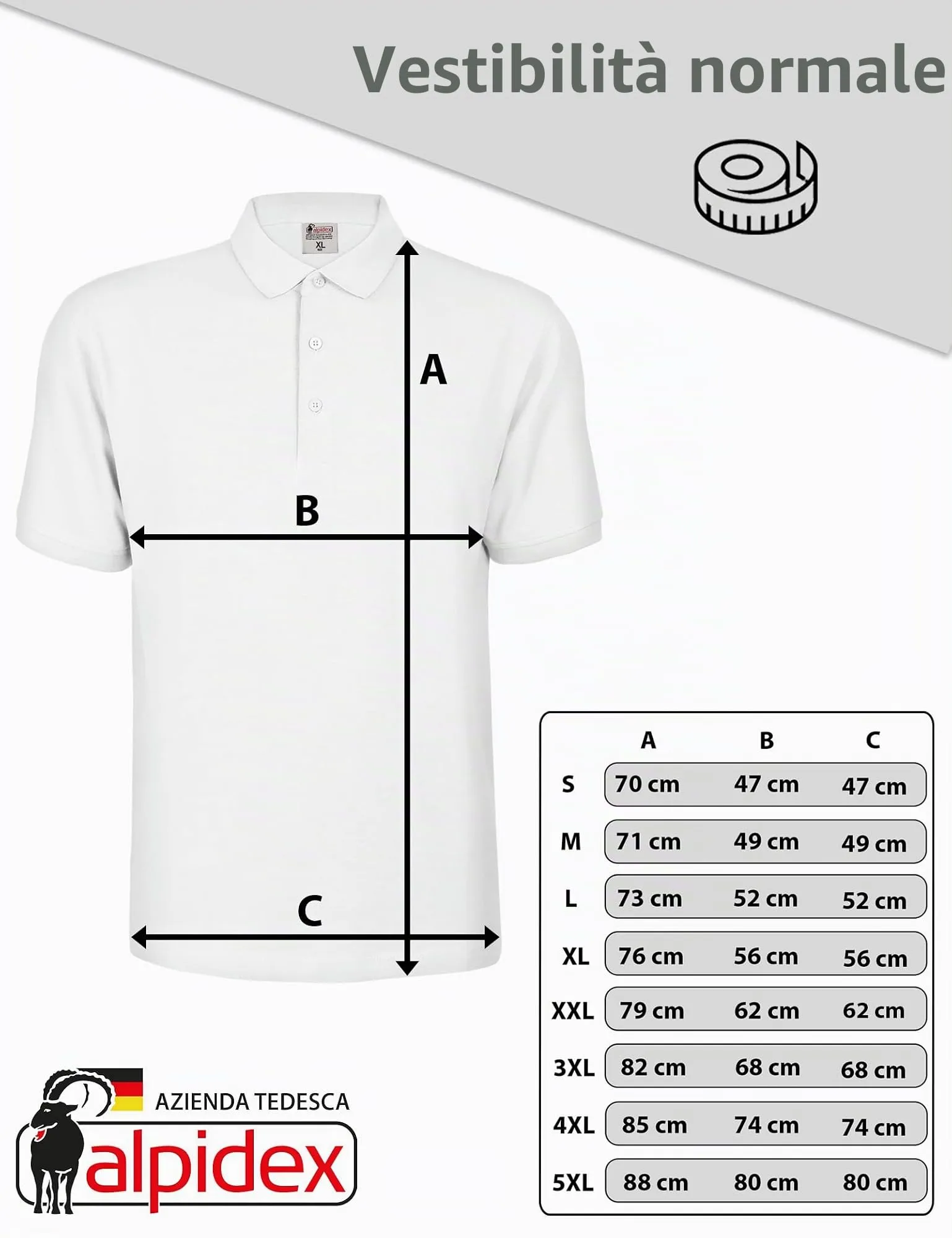 ALPIDEX Maglietta Polo Uomo Manica Corta Set da 3 Cotone Storm M - immagine 5
