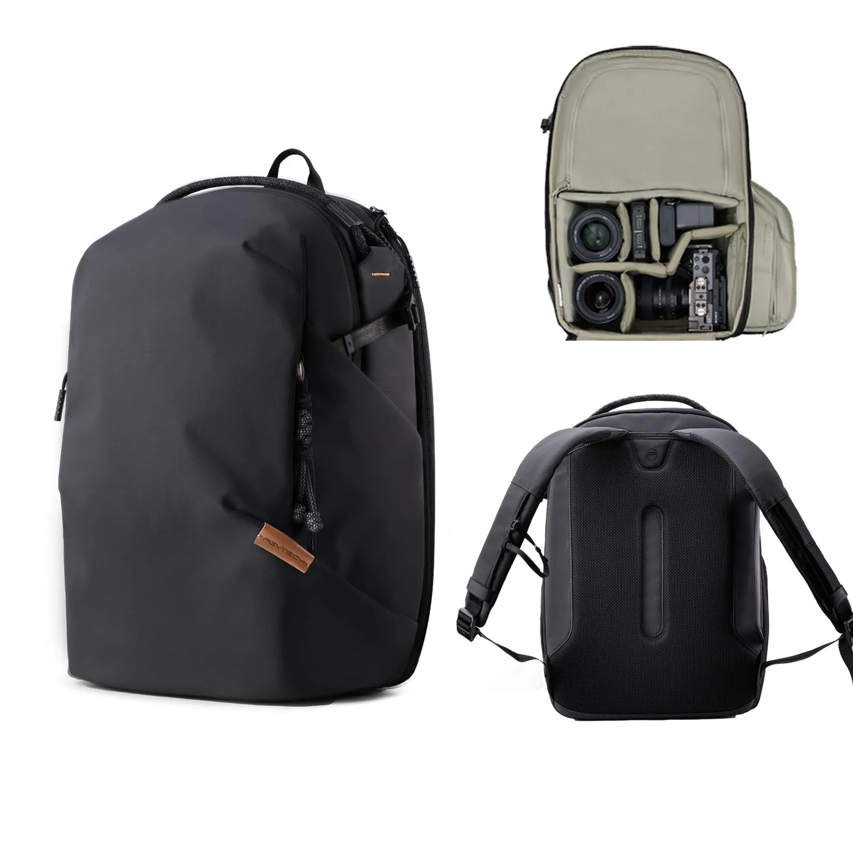 PGYTECH OneGo Lite Zaino Fotografico 16L, Nero Opaco - immagine 1