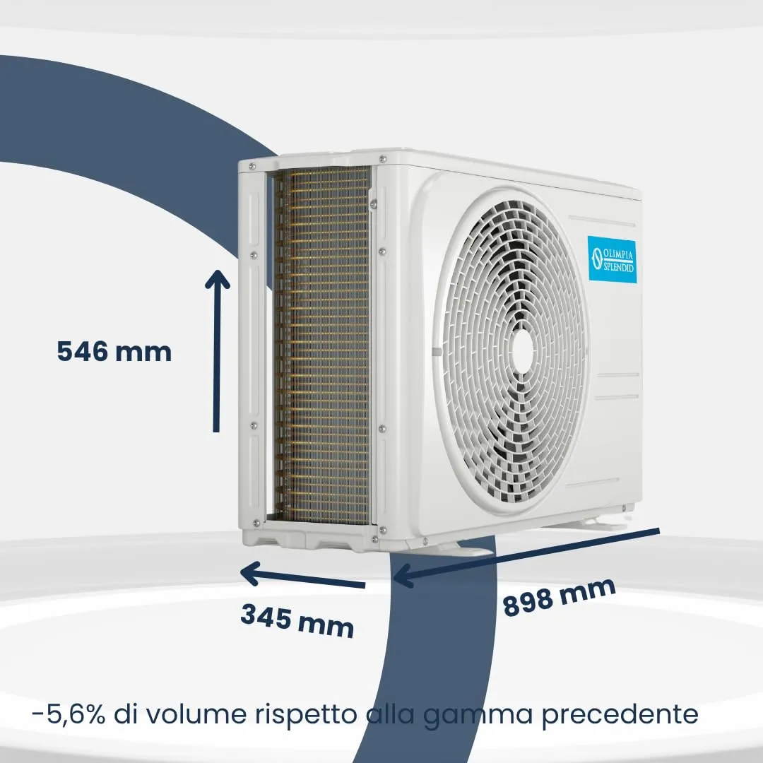 Olimpia Splendid Mystral S1 E 18000 BTU Monosplit Inverter R32 Classe A++ Wifi Integrato - immagine 10