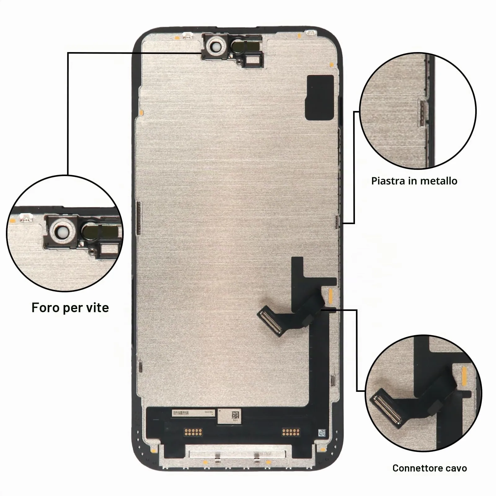 LL TRADER Schermo LCD 6,7'' per iPhone 15 Plus e Kit di Riparazione - immagine 5