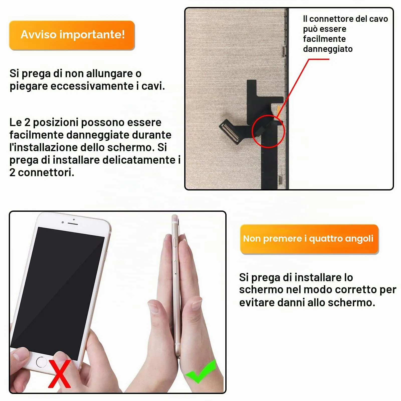 LL TRADER Schermo LCD 6,7'' per iPhone 15 Plus e Kit di Riparazione - immagine 6