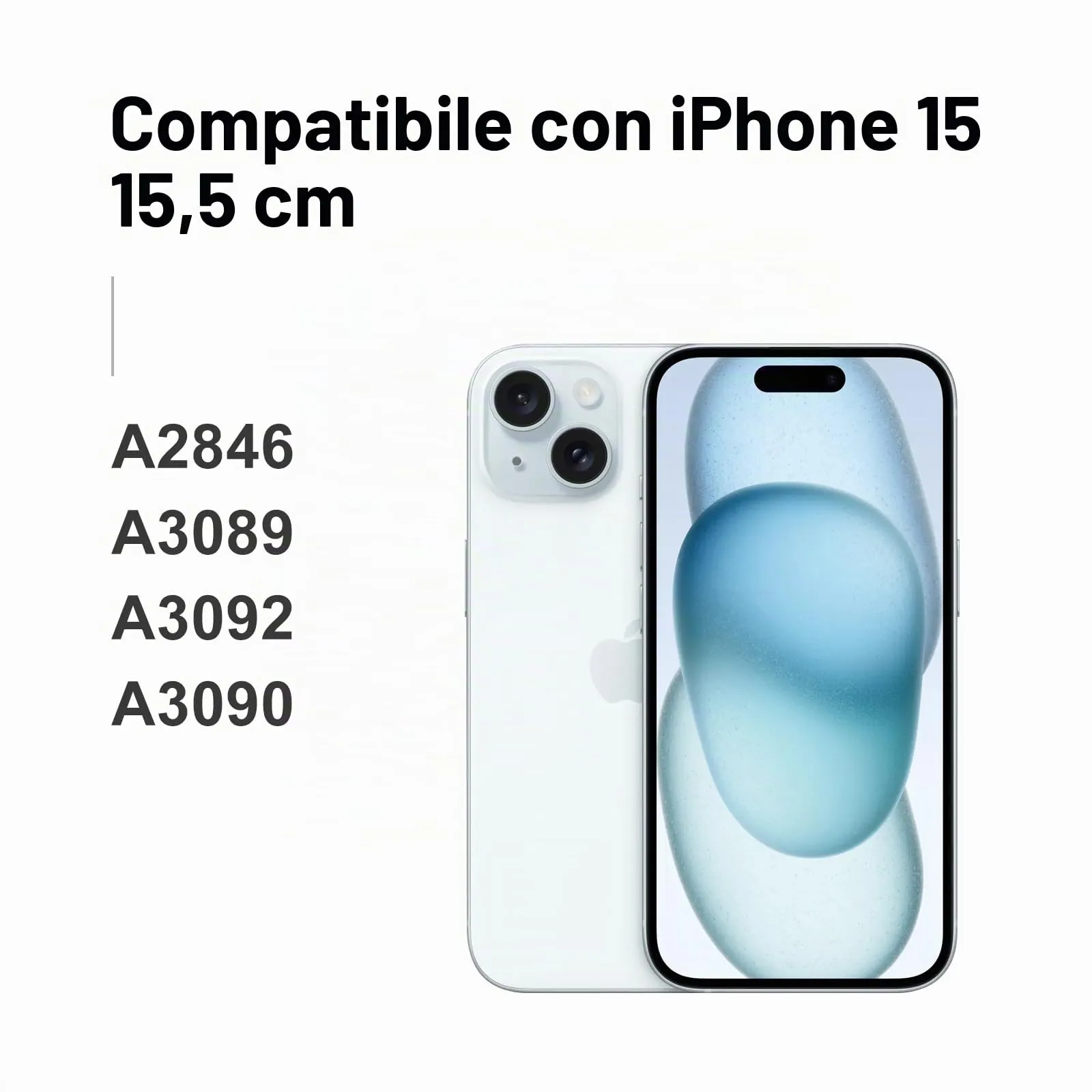 LL TRADER Schermo LCD 6,1'' per iPhone 15 e Kit di Riparazione - immagine 2