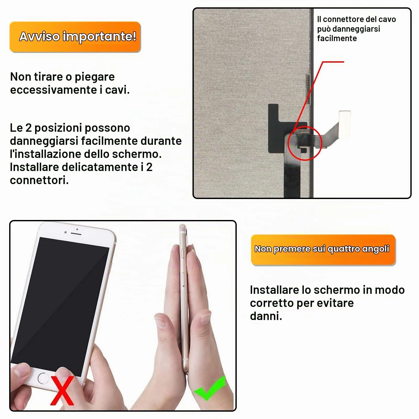 LL TRADER Schermo LCD 6,1'' per iPhone 15 e Kit di Riparazione - immagine 5