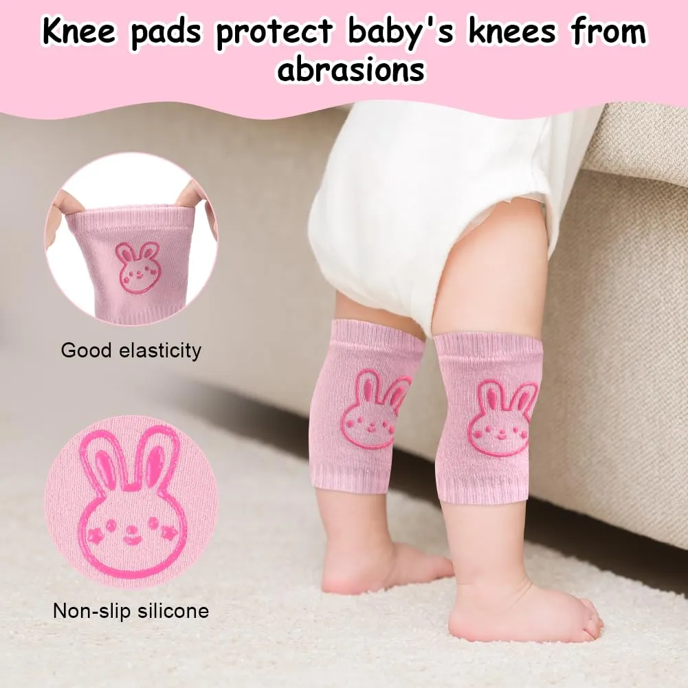 Vicloon Protezione Testa per Neonato e Bambini, Cuscino di Sicurezza Regolabile per Gattonare e Camminare, Farfalla Rosa - immagine 5
