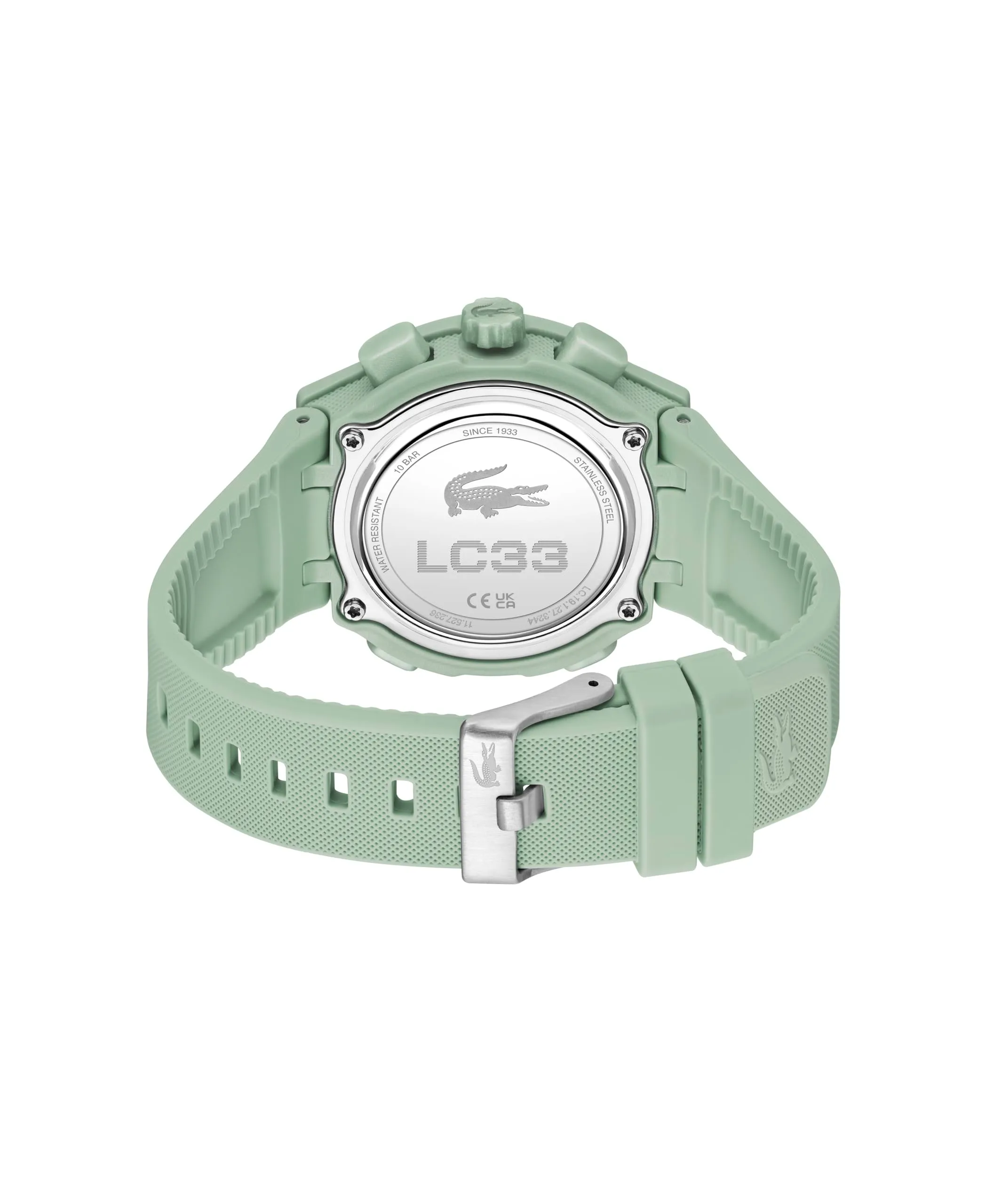Lacoste LC33 Orologio Donna Analogico-Digitale con Cinturino in Silicone Verde - 2001433 - immagine 3