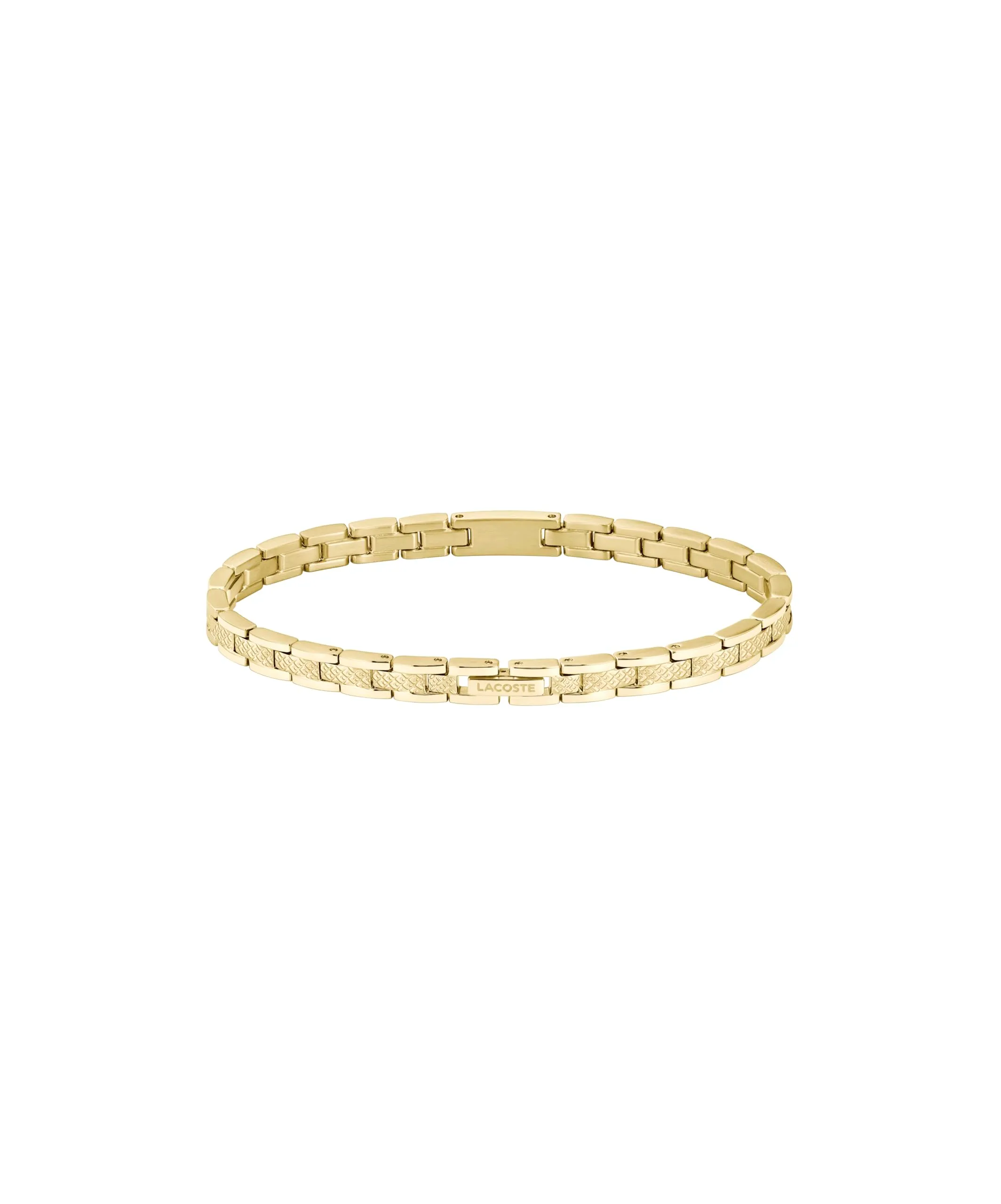 Lacoste Metropole Bracciale a Maglie da Donna in Oro Giallo Petit Piqué - 2040465 - immagine 3