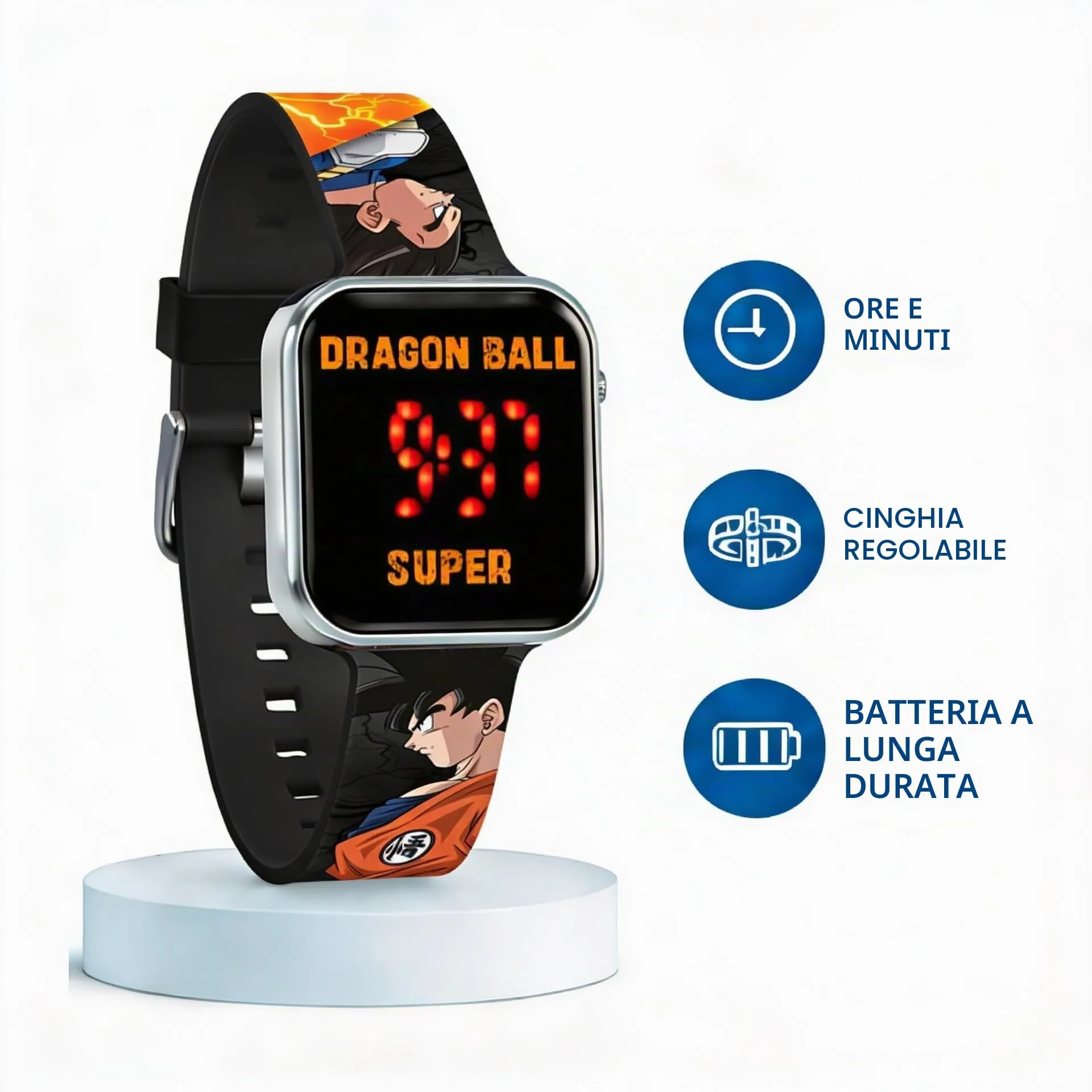 Kids Licensing Orologio Digitale a LED Dragon Ball Nero - immagine 2