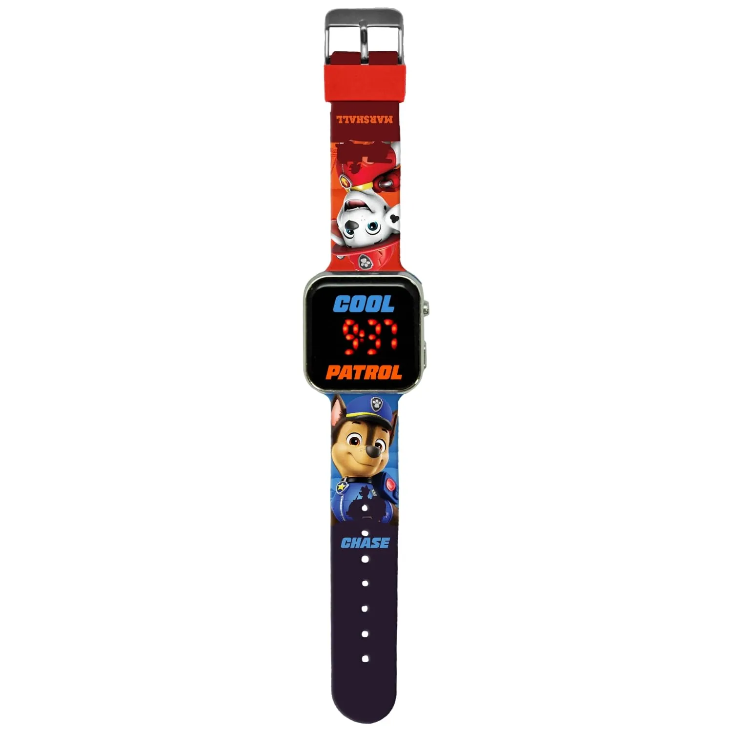Kids Licensing Orologio Digitale a LED Paw Patrol Rosso - immagine 1
