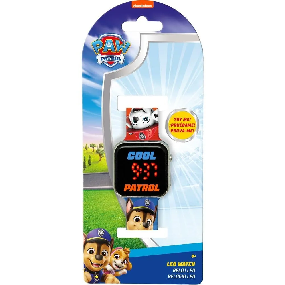 Kids Licensing Orologio Digitale a LED Paw Patrol Rosso - immagine 4