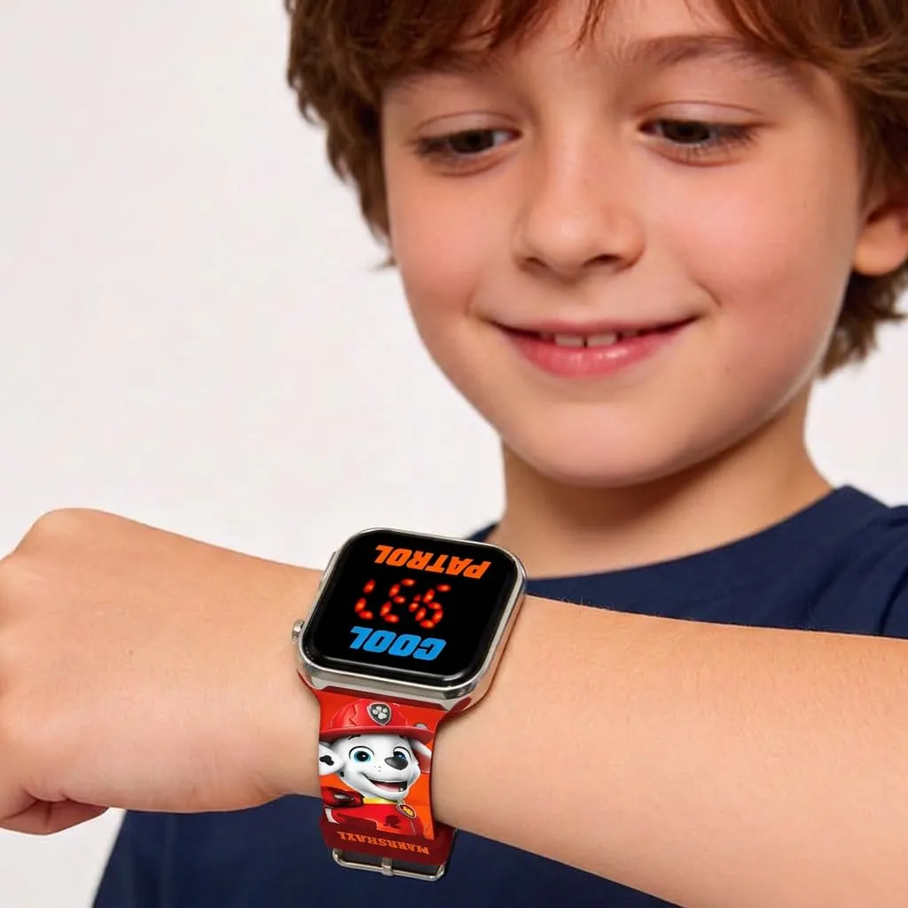 Kids Licensing Orologio Digitale a LED Paw Patrol Rosso - immagine 5