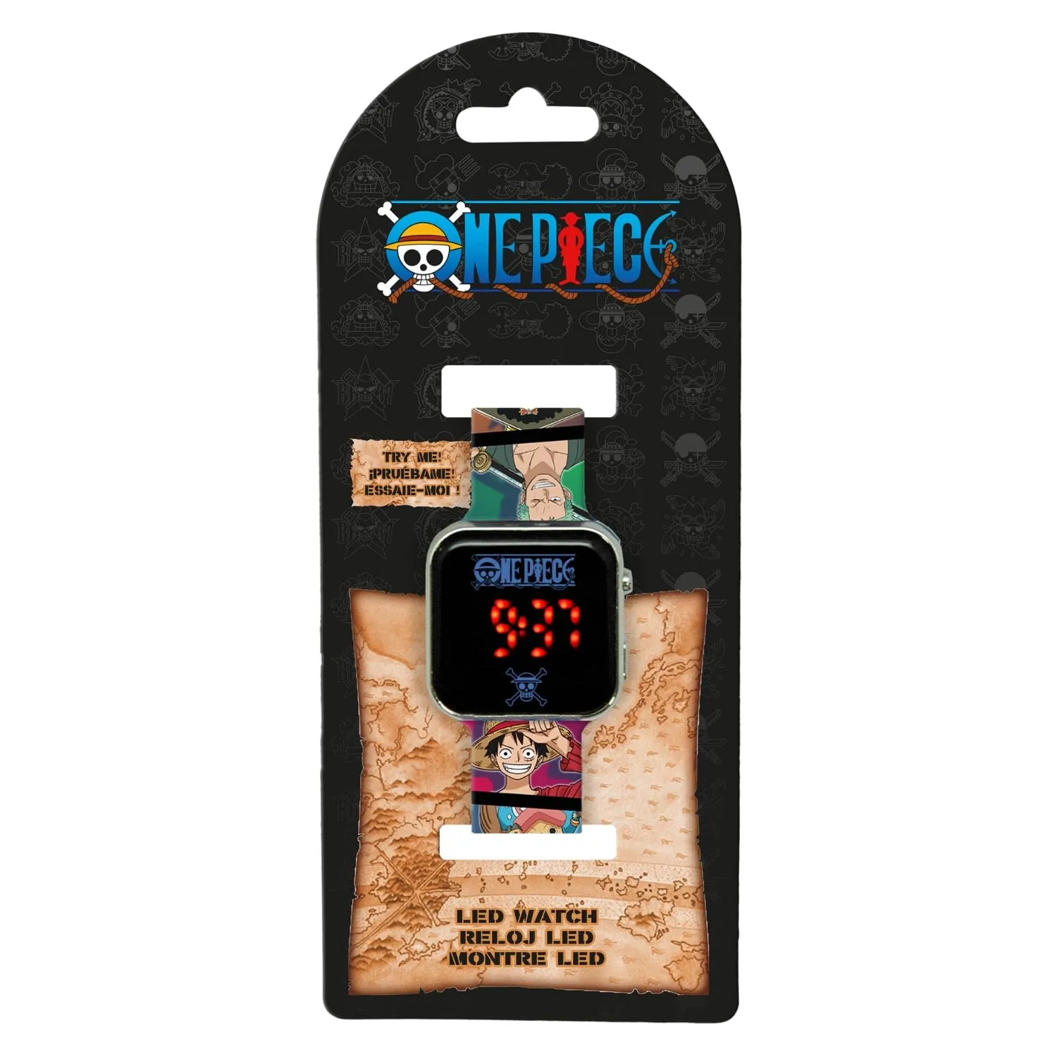 Kids Licensing Orologio Digitale LED One Piece Blu - immagine 3