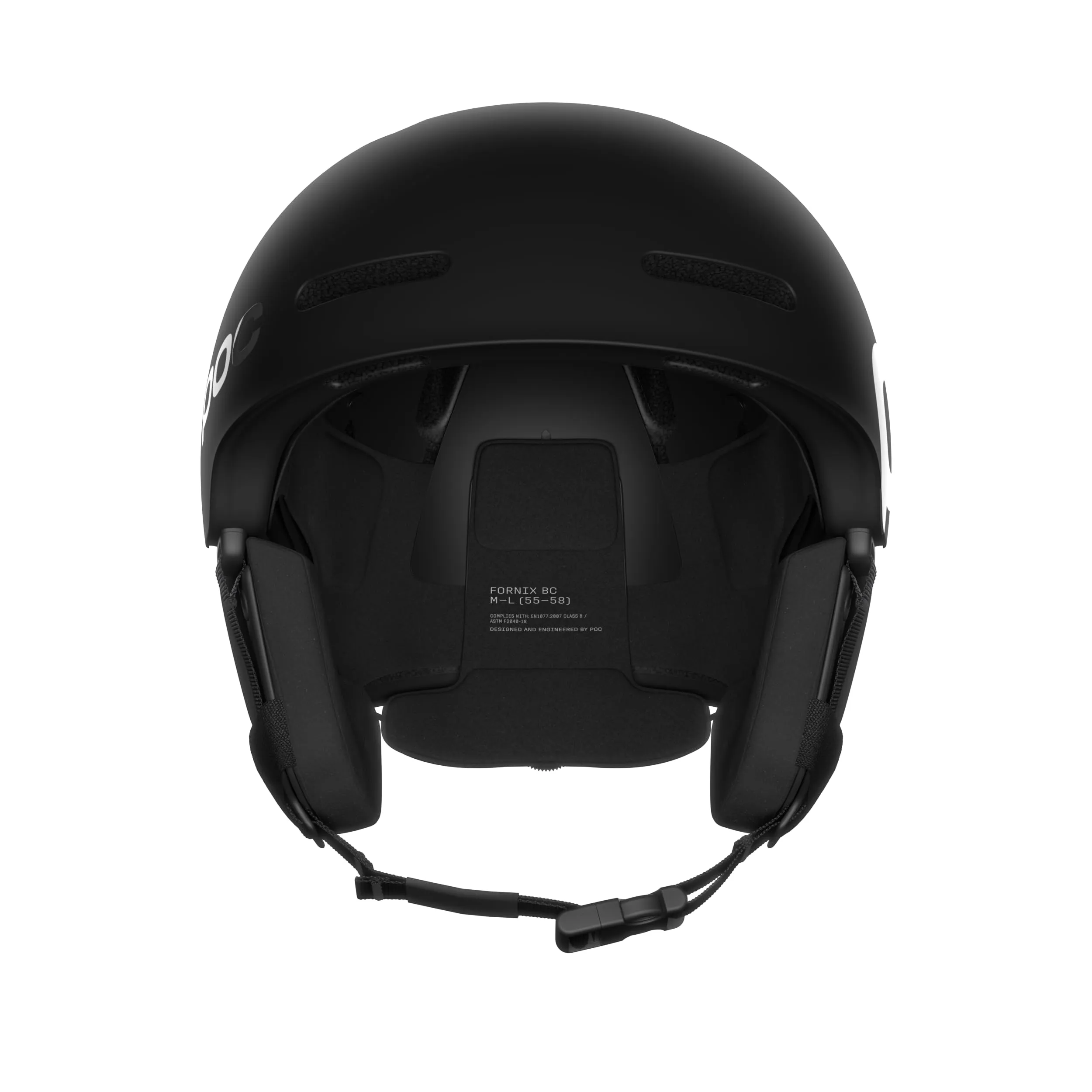 POC Fornix BC Casco da sci e snowboard con MIPS, M-L (55-58cm), Uranium Black Matt - immagine 2
