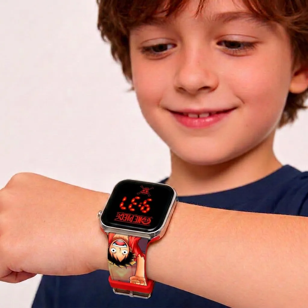 Kids Licensing Orologio Digitale LED One Piece, Rosso - immagine 5