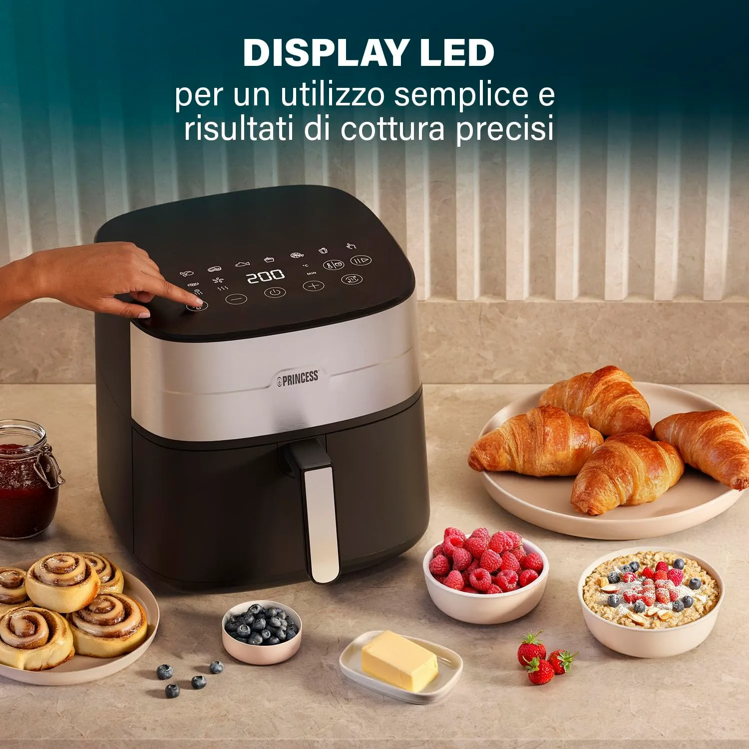 Princess Dual Heat Airfryer 8L XXL, 15 in 1, 2000 W, 182280 - immagine 5