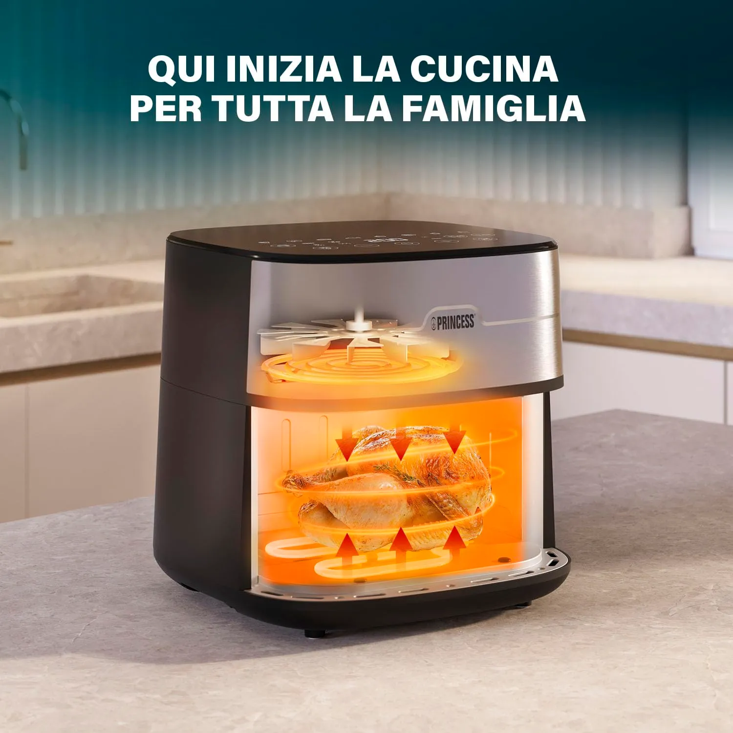 Princess Dual Heat Airfryer 8L XXL, 15 in 1, 2000 W, 182280 - immagine 8