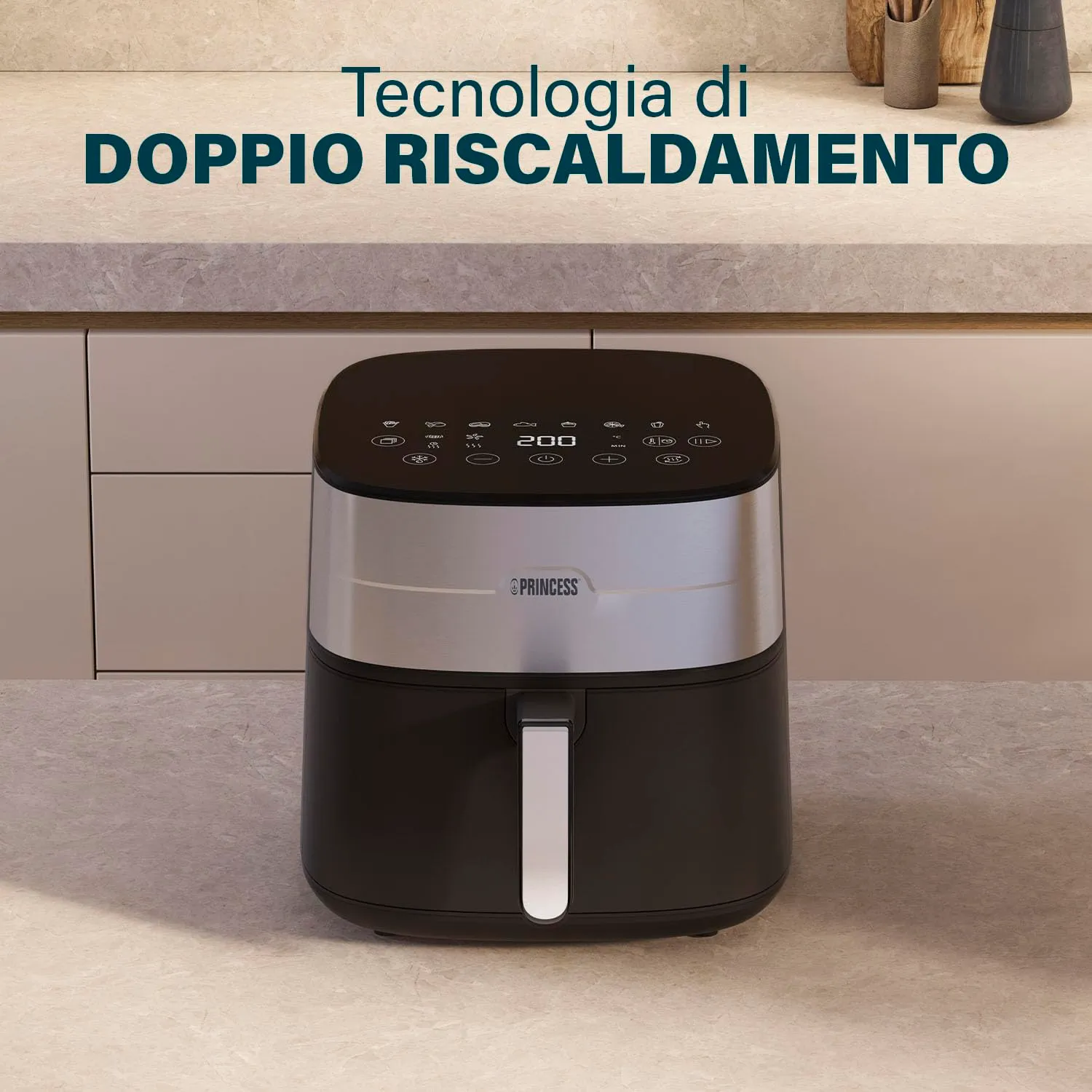 Princess Dual Heat Airfryer 8L XXL, 15 in 1, 2000 W, 182280 - immagine 9