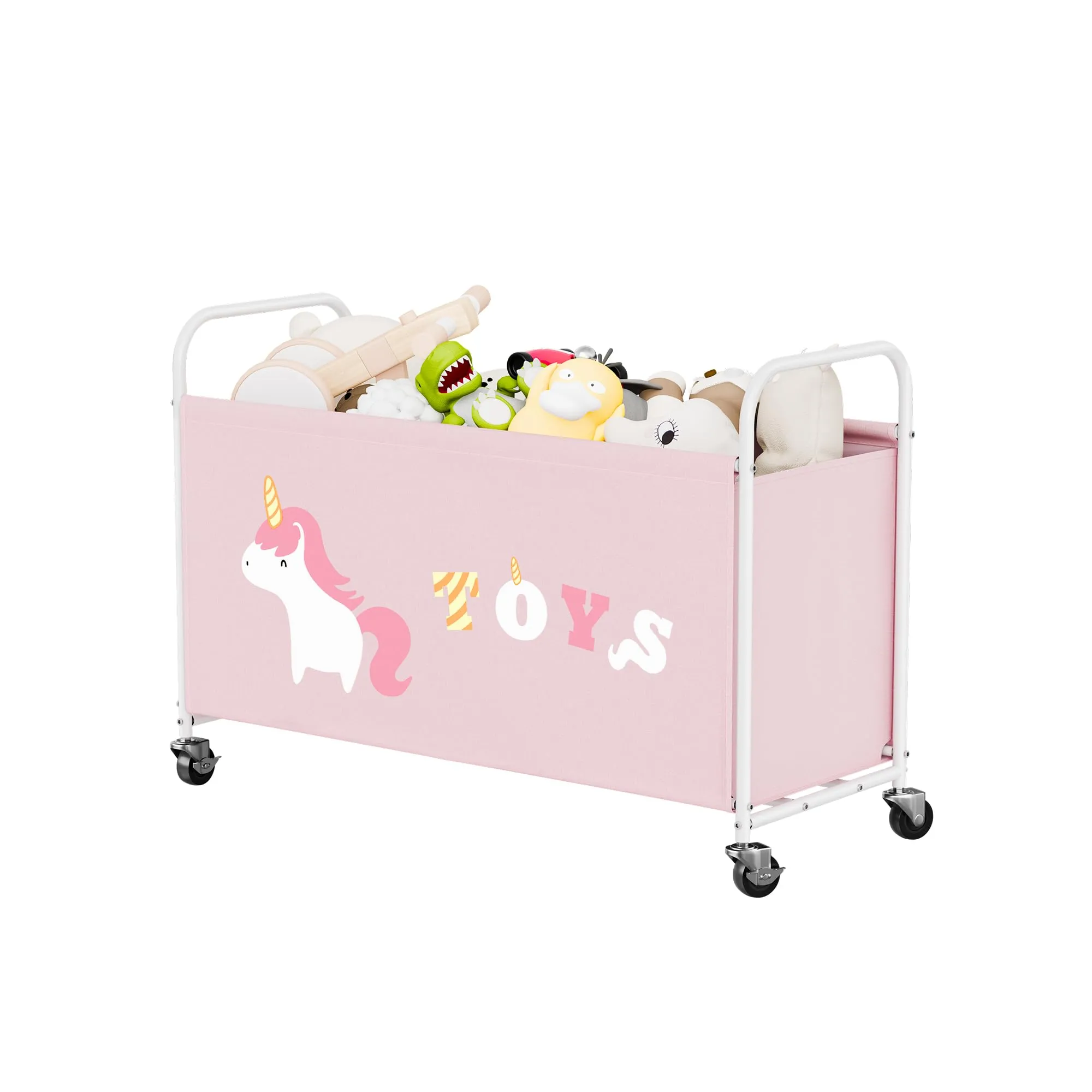 GRANNY SAYS Scatola per Giocattoli con Ruote, 135L, Rosa - immagine 1