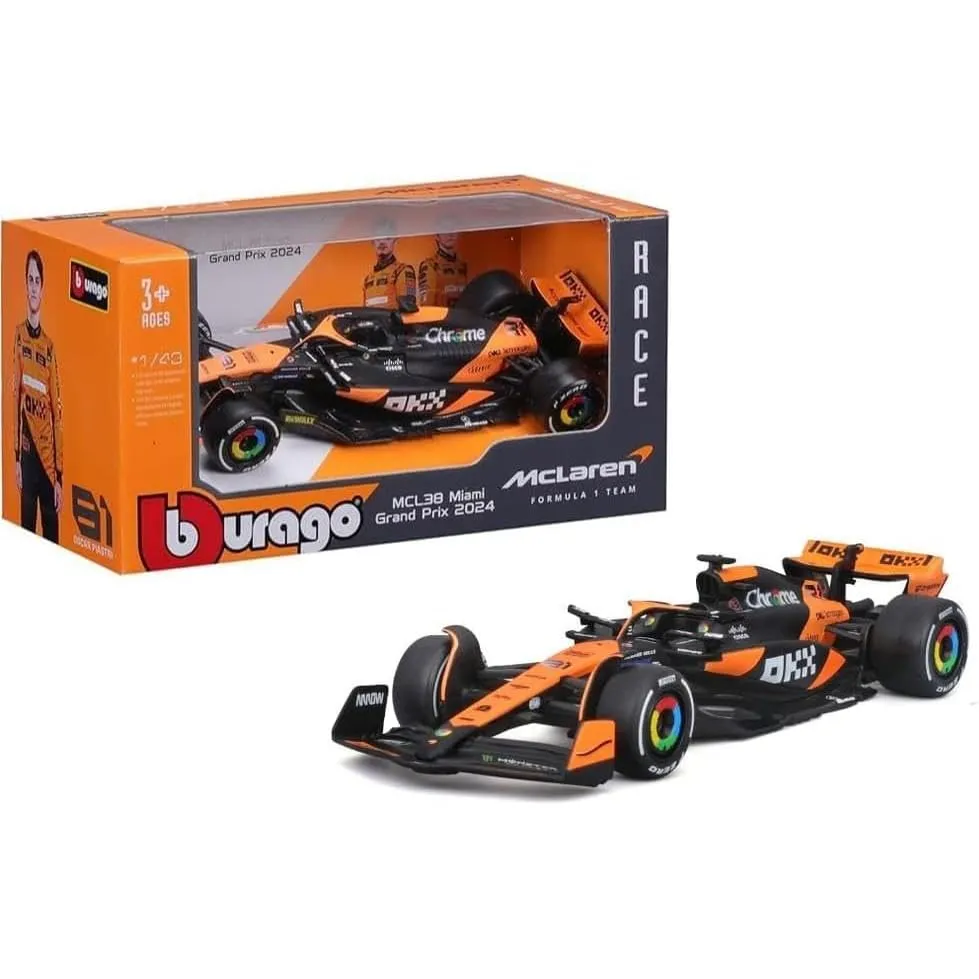 Bburago McLaren MCL38 Oscar Piastri #81 2024 Scale 1:43 - immagine 2