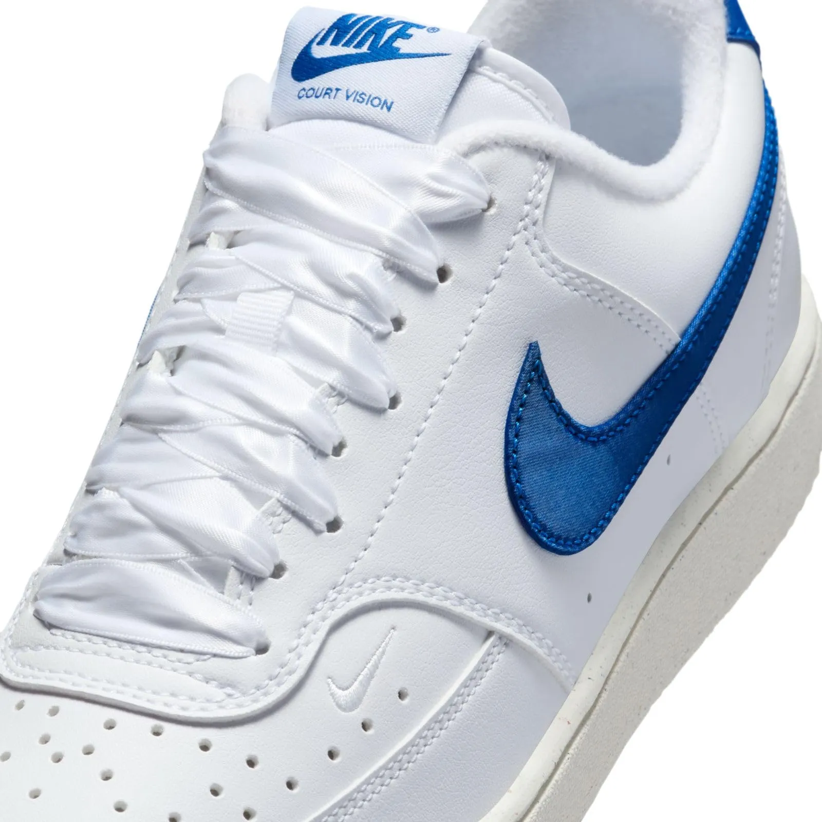 Nike Court Vision Lo NN Donna HV5246-101 White/Game Royal-Sail EU 36 - immagine 7
