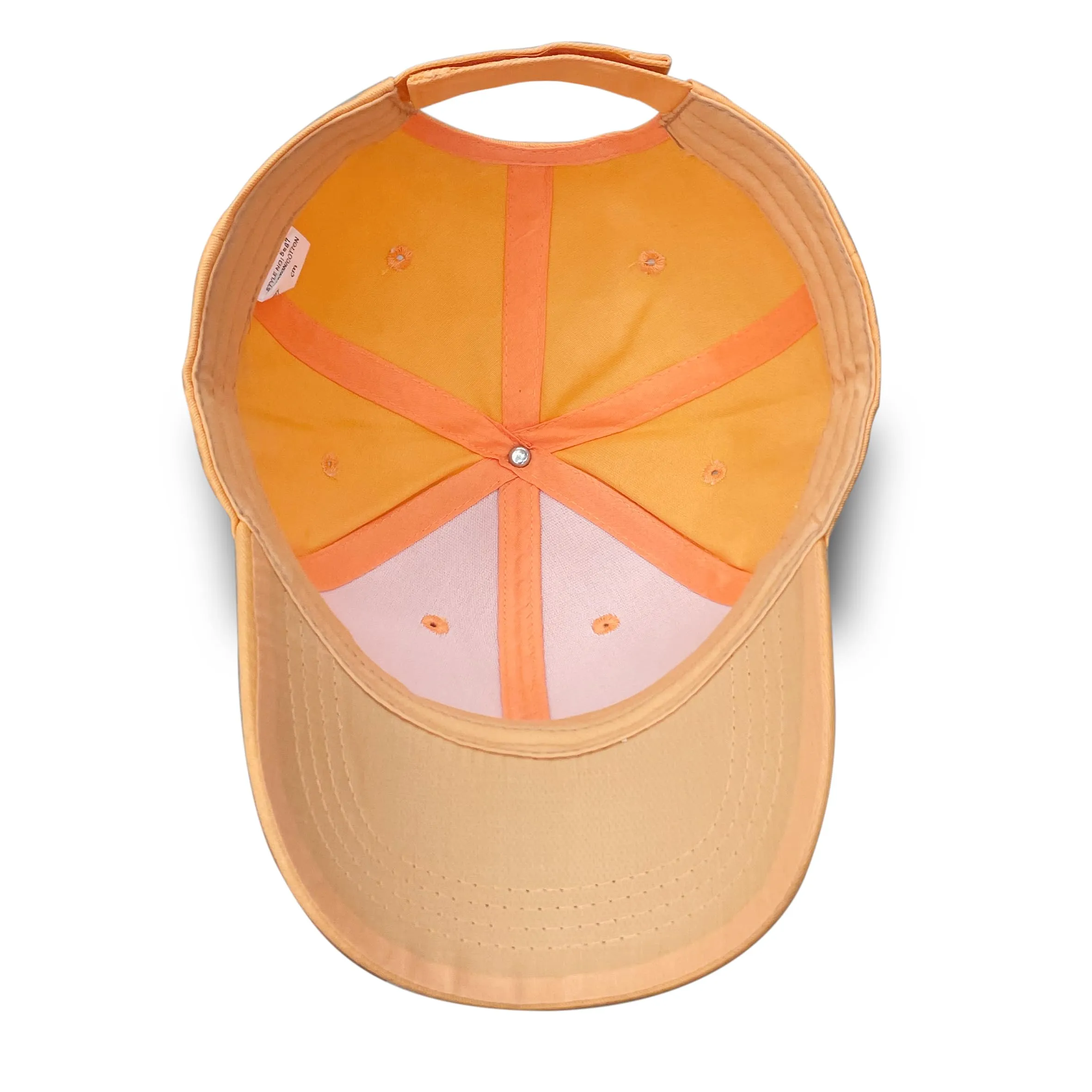 Bella Accessori Cappellino Baseball Regolabile Unisex in Cotone Giallo - immagine 6