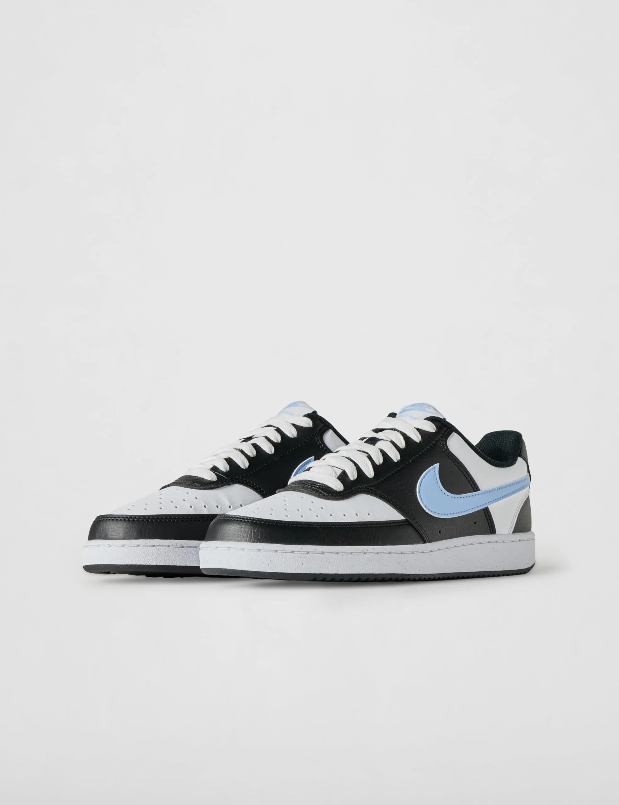 Nike Court Vision Low Next Nature Sneaker - Black Aluminium White - DH3158-007 - immagine 6