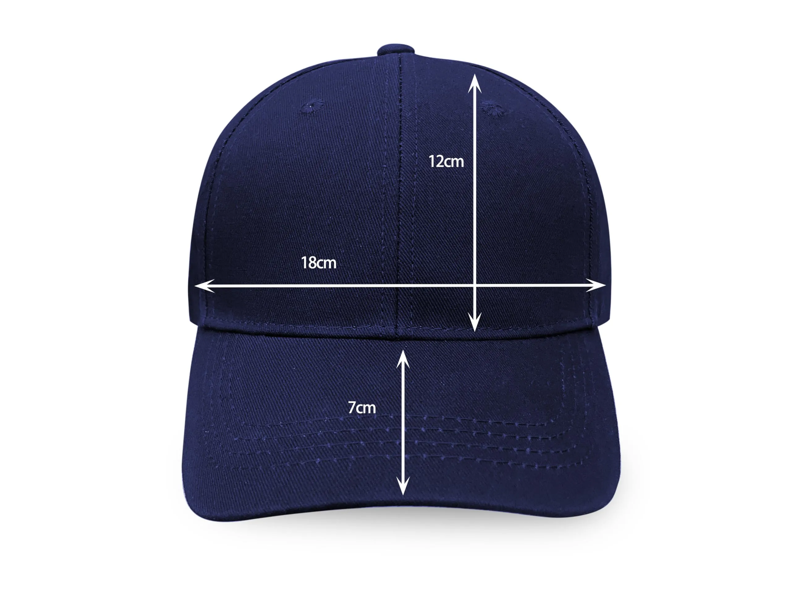 Bella Accessori Cappellino Baseball Regolabile Unisex Blu Navy - immagine 4