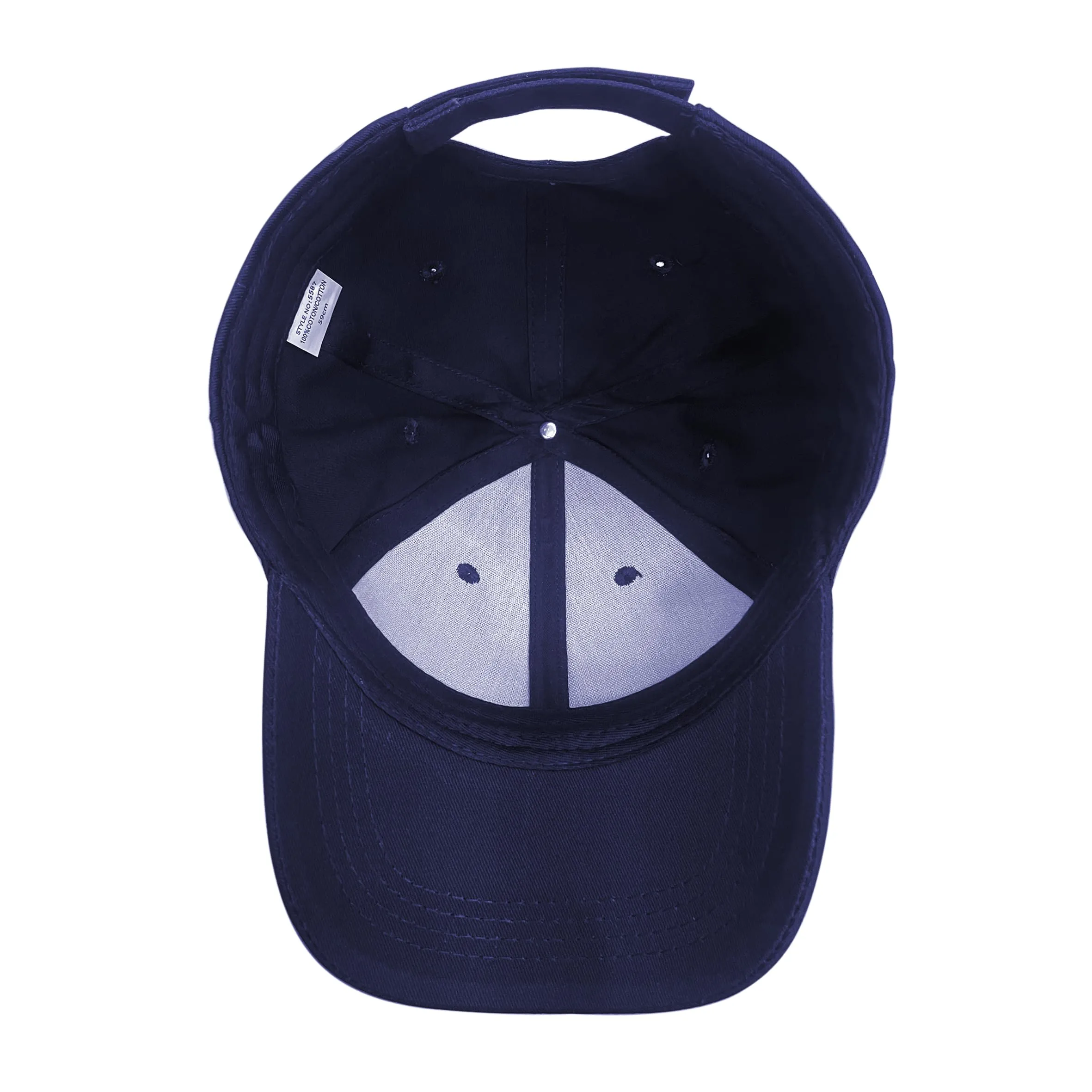 Bella Accessori Cappellino Baseball Regolabile Unisex Blu Navy - immagine 6