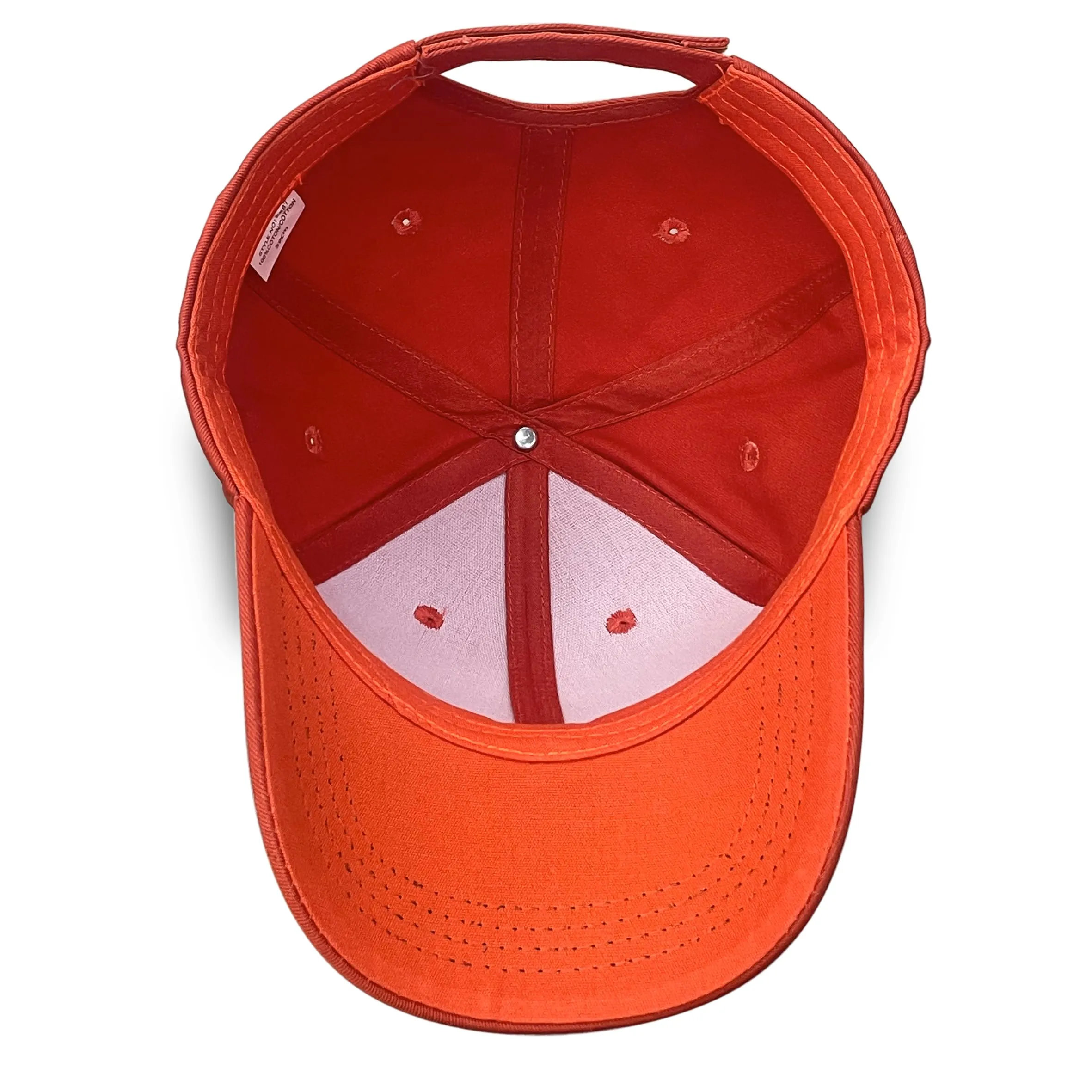 Bella Accessori Cappellino Baseball Regolabile Unisex Arancio Scuro - immagine 6