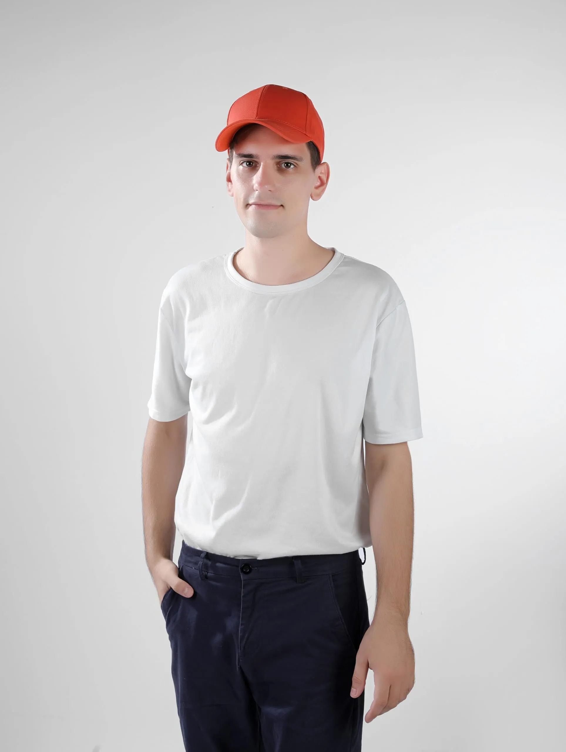 Bella Accessori Cappellino Baseball Regolabile Unisex Arancio Scuro - immagine 7