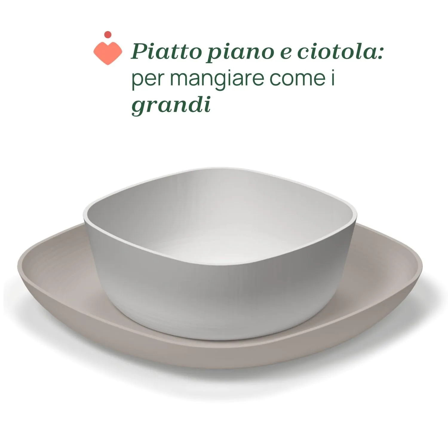 Chicco Set Piatti Bambini per Svezzamento, Piatto Piano e Ciotola, 2 Pezzi, Azzurro, 12+ Mesi - immagine 3