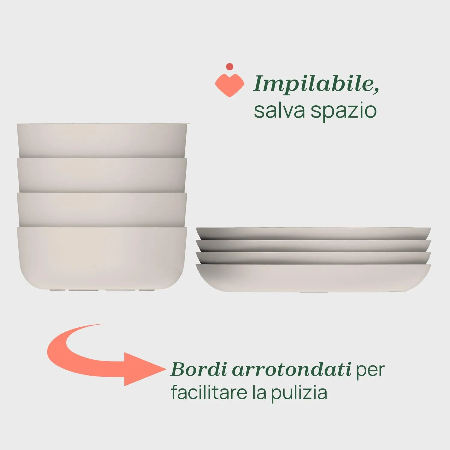 Chicco Set Piatti Bambini per Svezzamento, Piatto Piano e Ciotola, 2 Pezzi, Grigio, 12+ Mesi - immagine 4