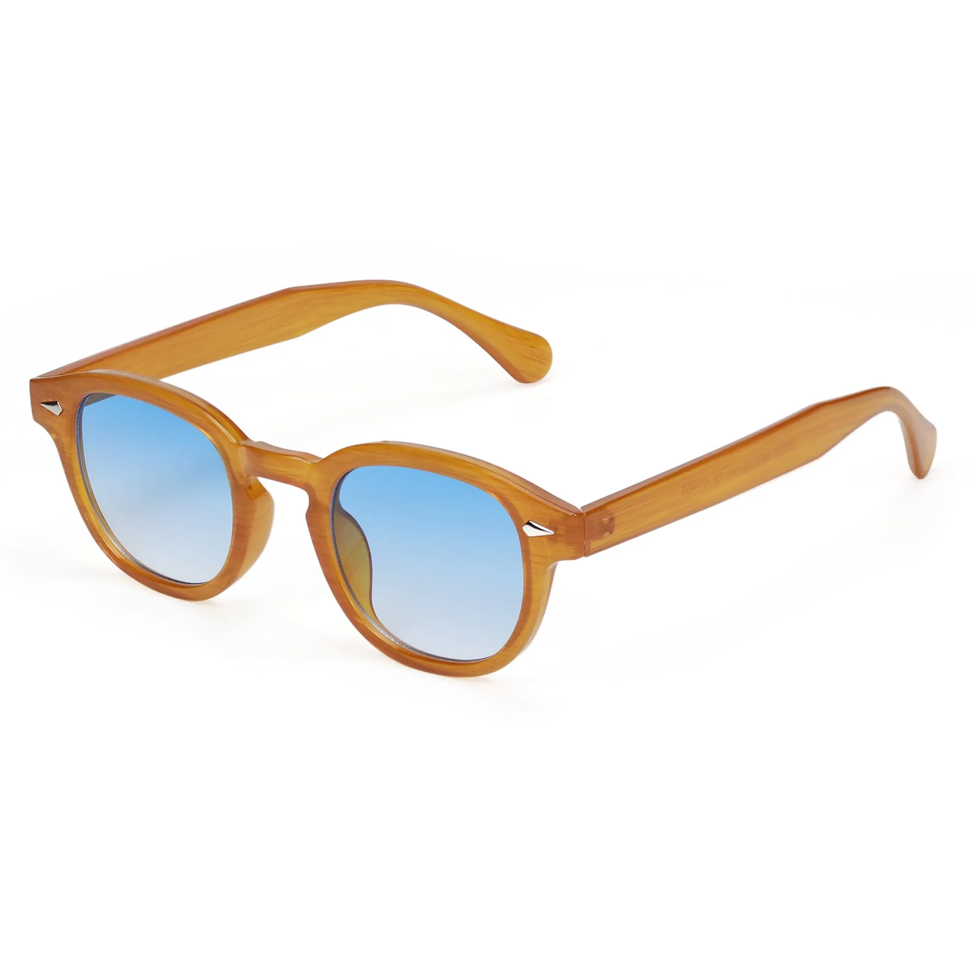 LHSDMOAT Occhiali da sole sportivi ovali vintage stile anni '70 UV400 unisex - immagine 1
