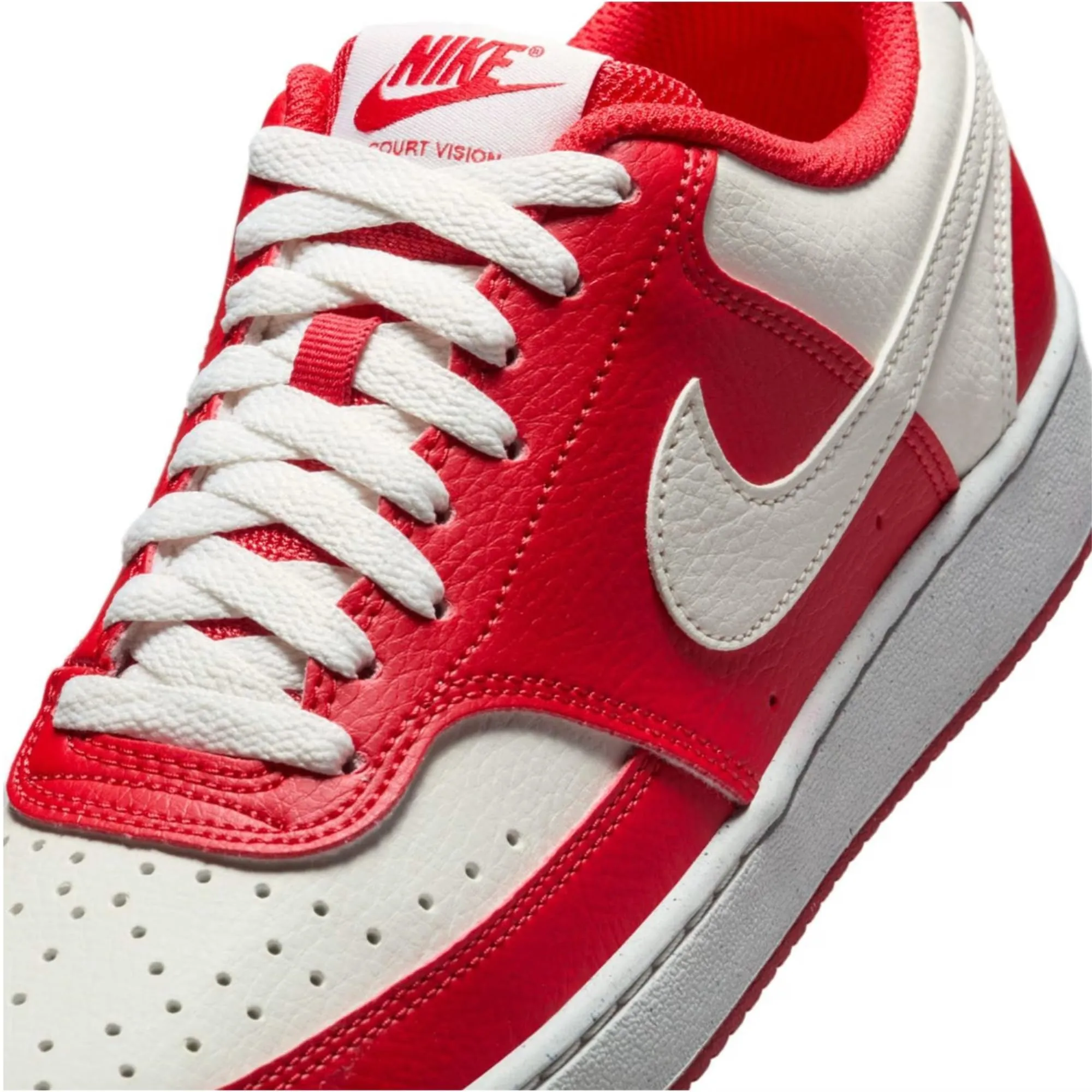 Nike Court Vision Low Next Nature Donna, University Red/Sail, DH3158-602, 38 EU - immagine 8