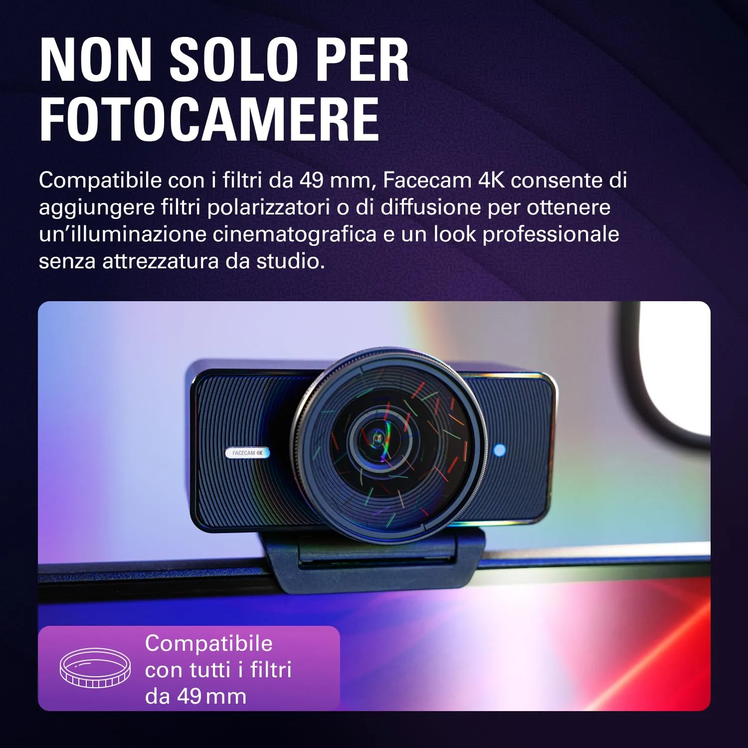 Elgato Facecam 4K Webcam 4K60 - immagine 7
