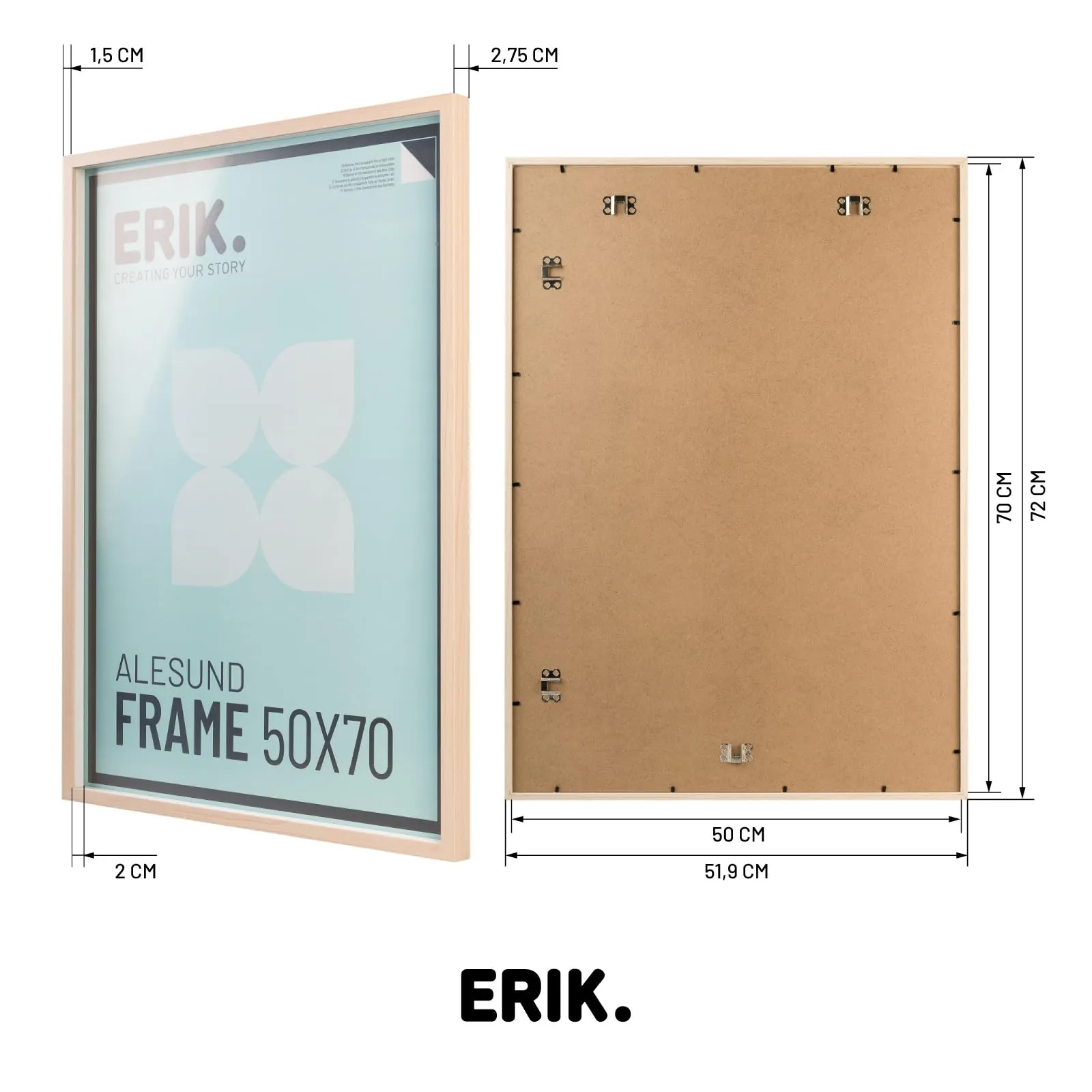 Grupo Erik Cornice 50x70 cm Legno in MDF - immagine 6