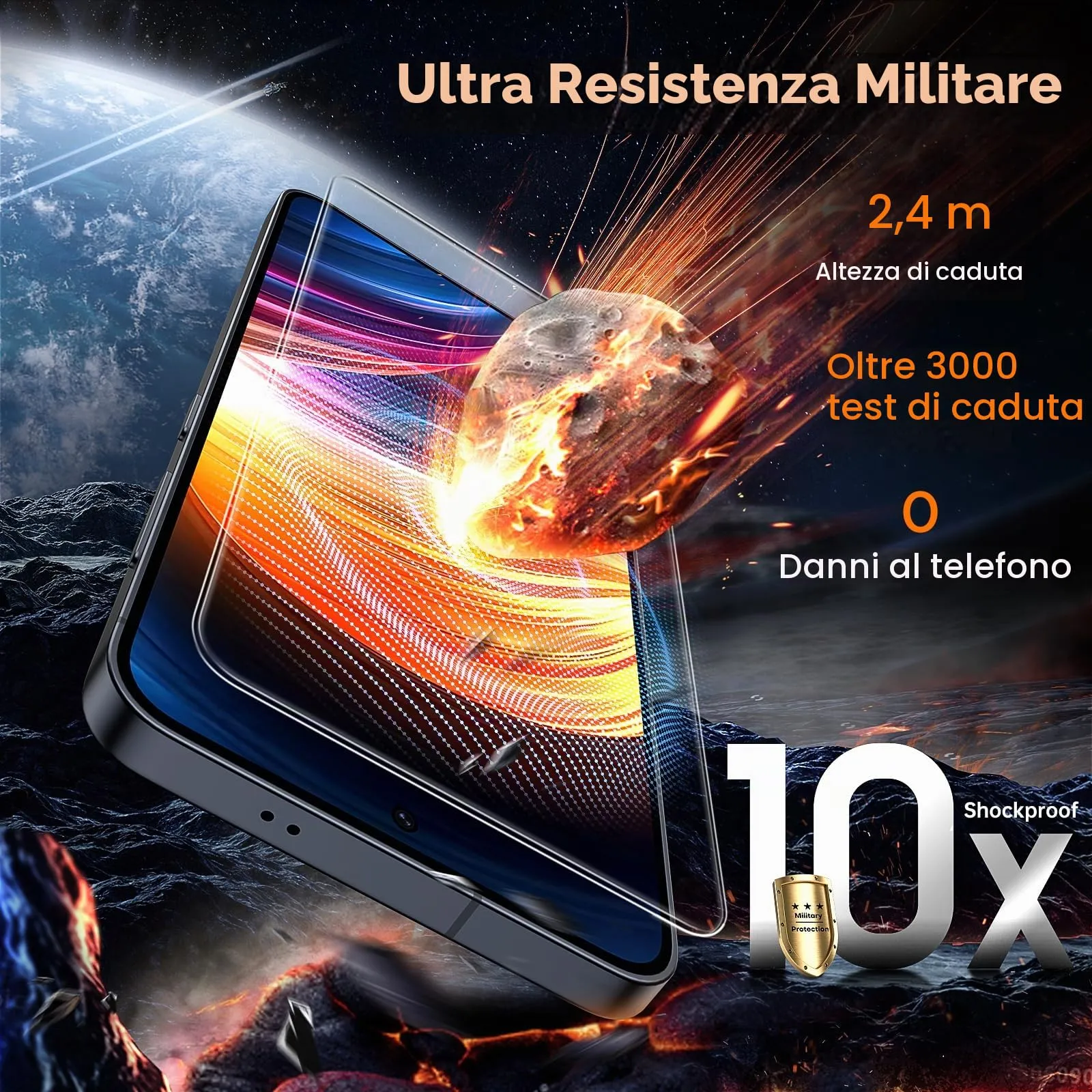 TOCOL Pellicola Protettiva in Vetro Temperato 9H per Samsung Galaxy S25, Copertura Completa, 2 Pezzi - immagine 4