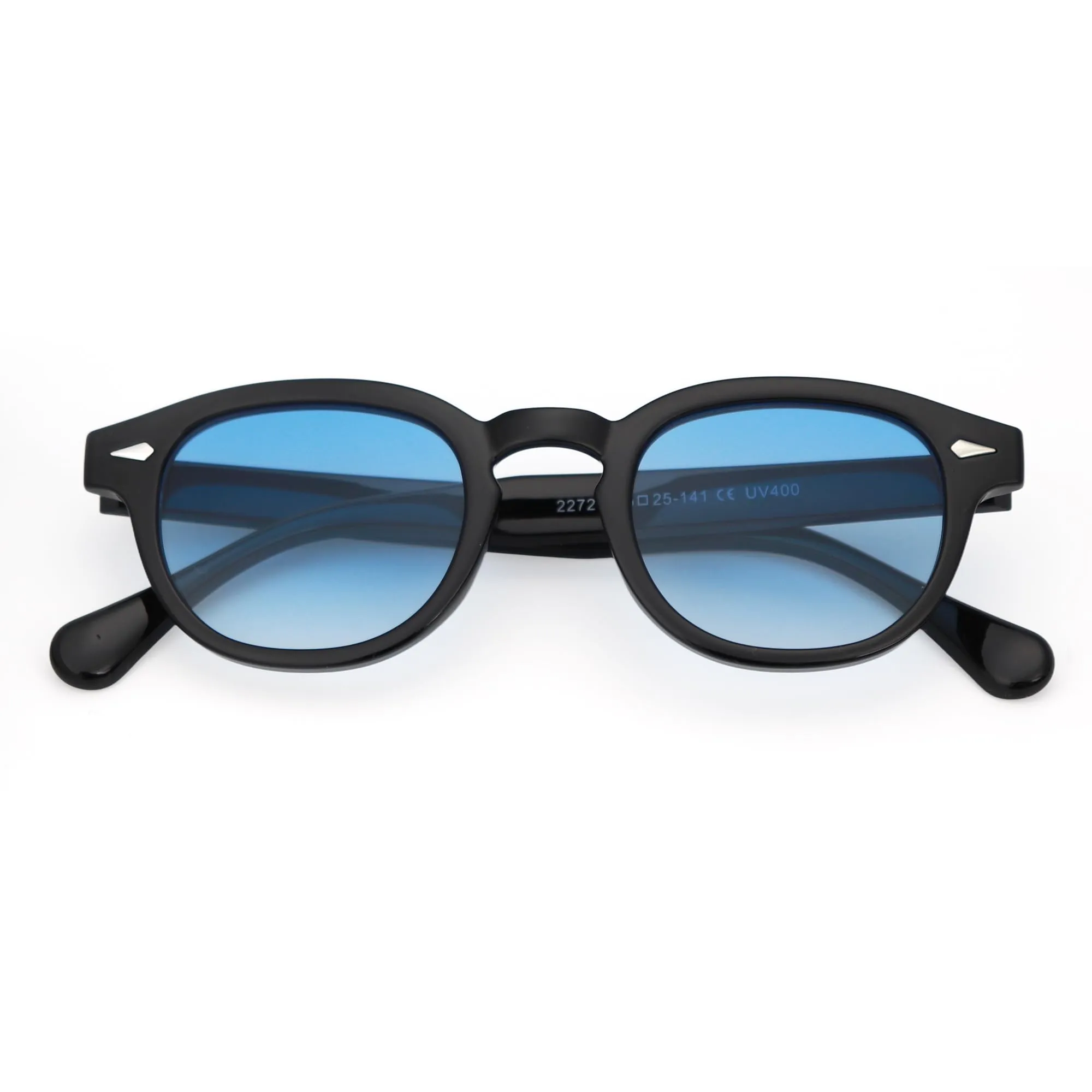 LHSDMOAT Occhiali da sole sportivi ovali vintage stile anni '70 UV400 uomo donna - immagine 2