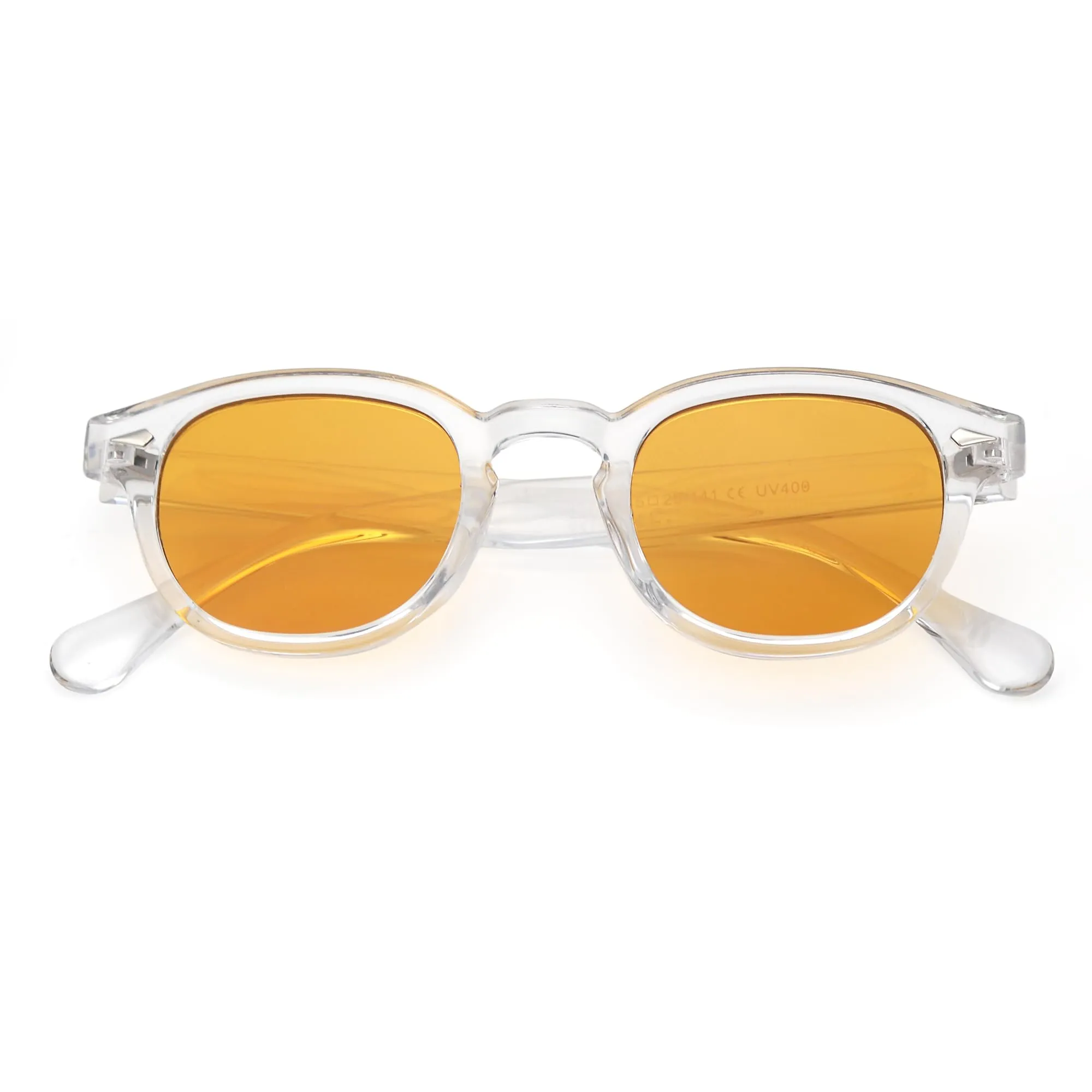 LHSDMOAT Occhiali da sole sportivi ovali vintage stile anni '70 UV400 per uomo e donna - immagine 2