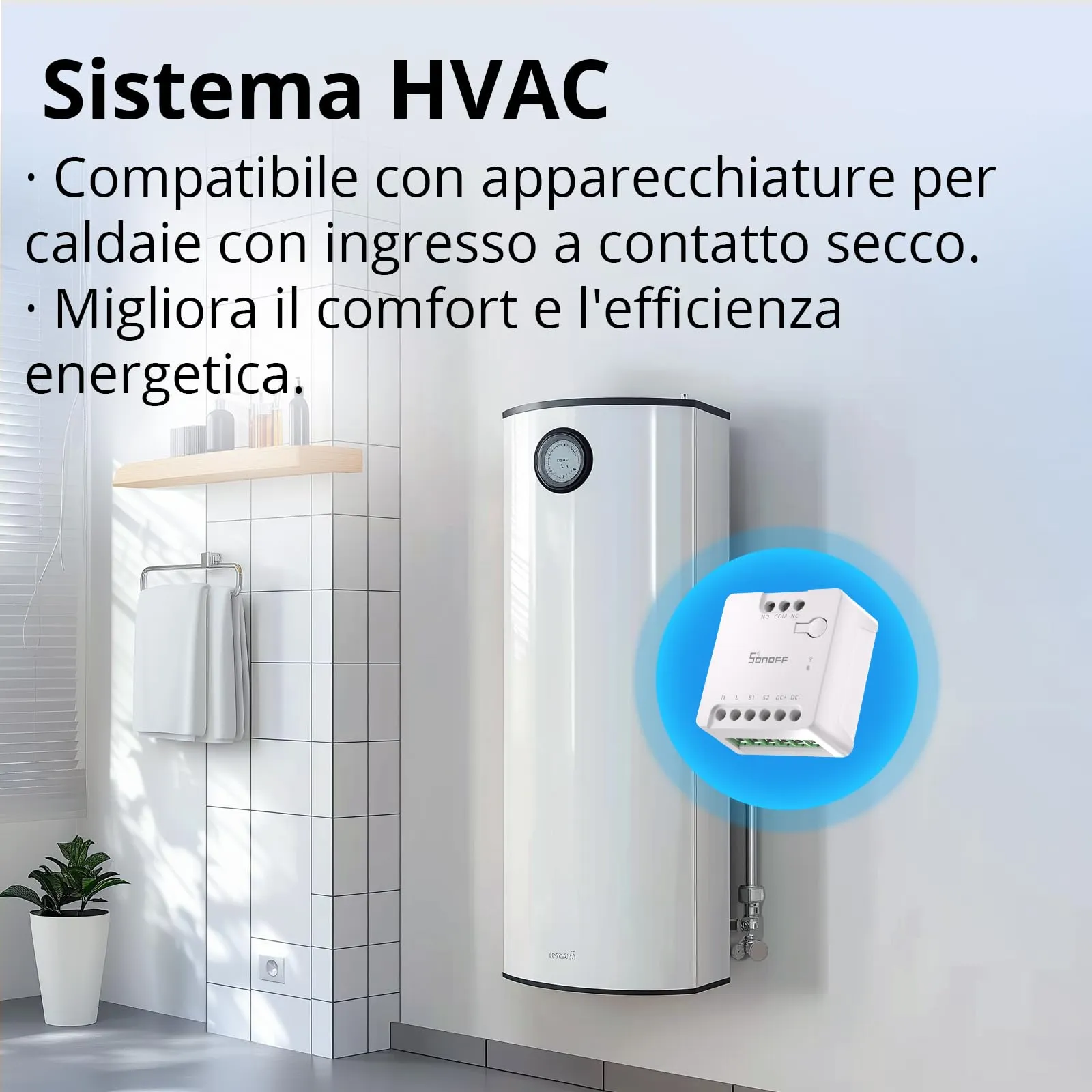 SONOFF MINI-D Interruttore Intelligente WiFi 2.4G Matter, 8W, 2 pezzi - immagine 3