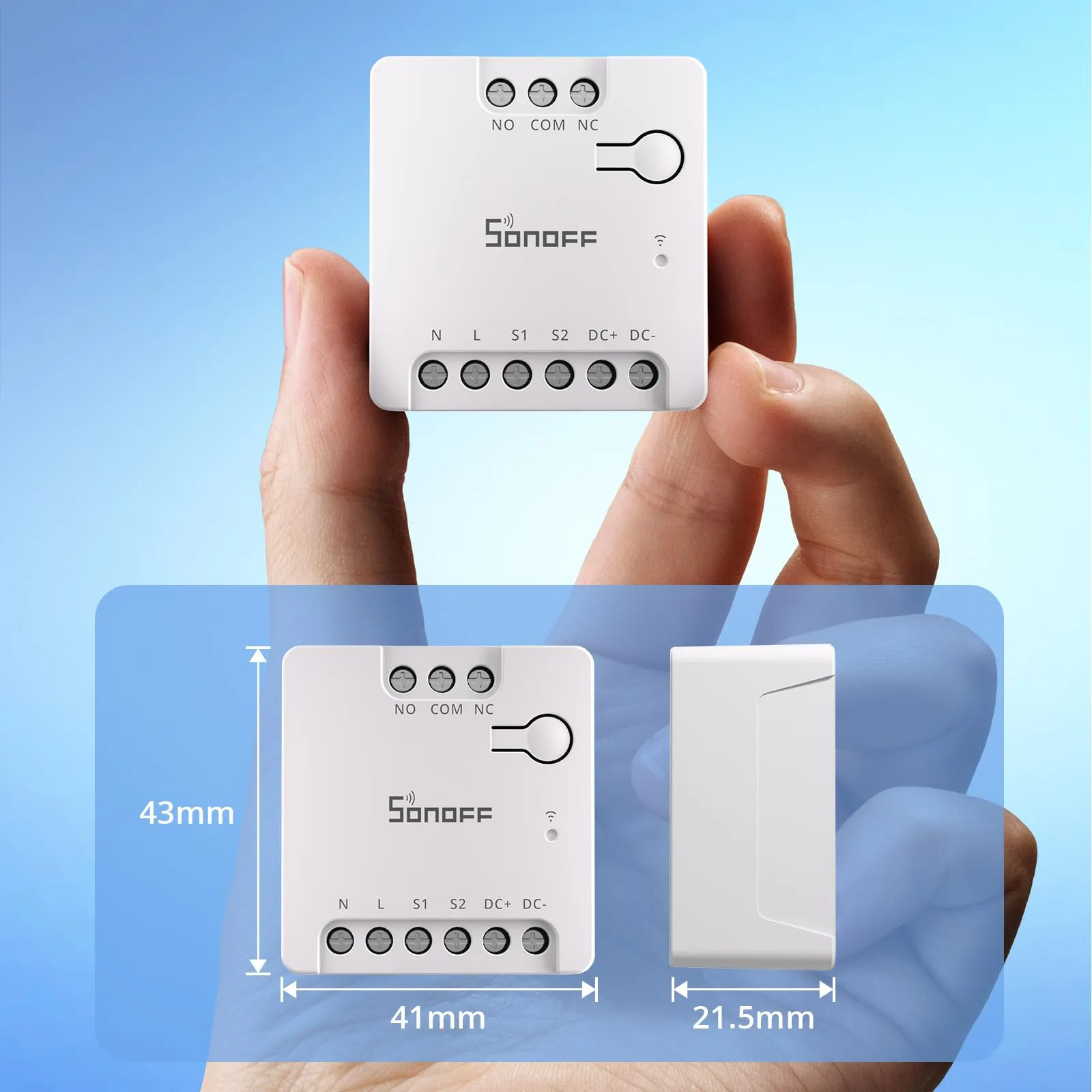 SONOFF MINI-D Interruttore Intelligente WiFi 2.4G Matter, 8W, 2 pezzi - immagine 7