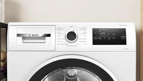 Bosch Serie 4 WTH85218II Asciugatrice a pompa di calore 8kg Bianco - immagine 8