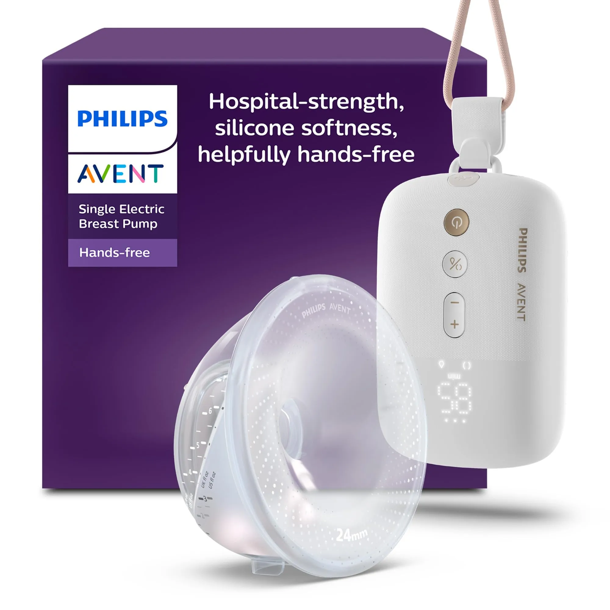 Philips Avent Tiralatte Elettrico Singolo a Mani Libere SCF531/11 - immagine 1