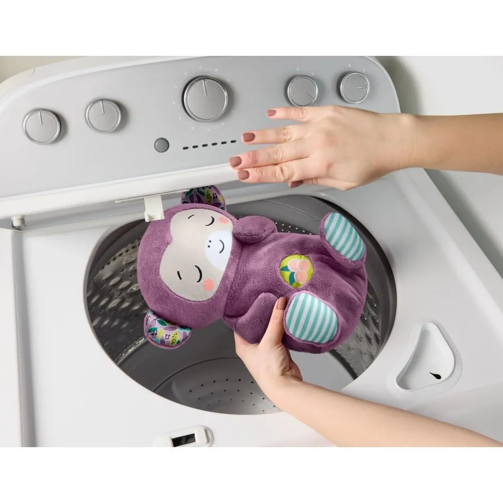Fisher-Price Scimmietta Viola Soffice Relax Giocattolo per Neonati - immagine 4